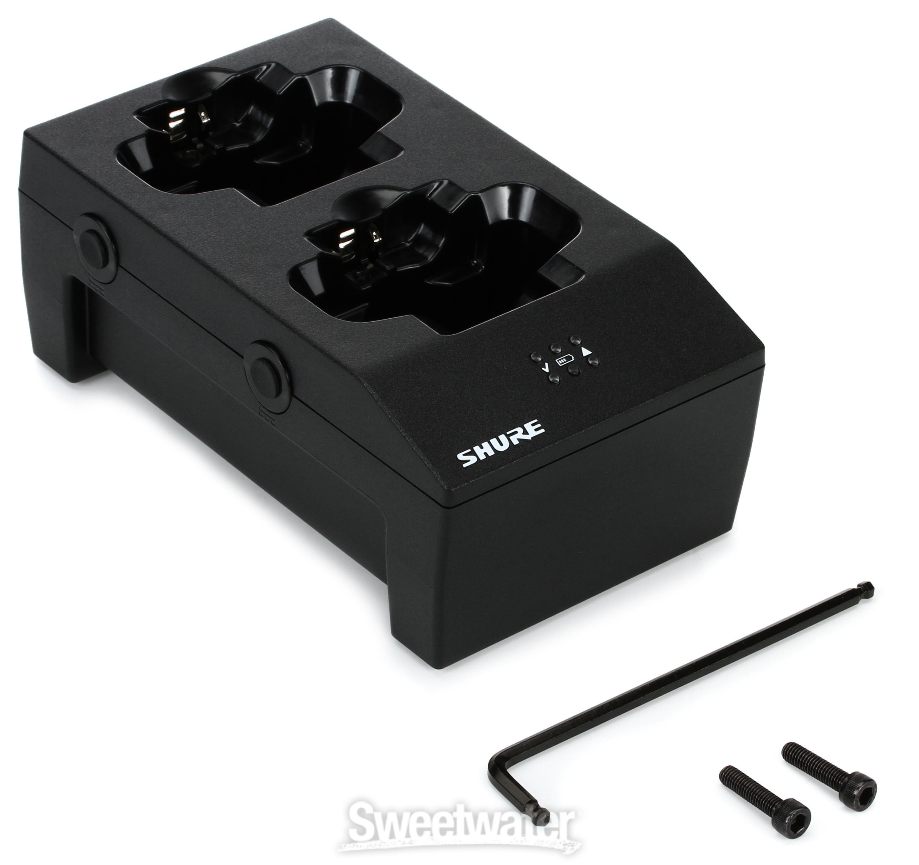 Shure SBC200 Dual Docking Recharging Station Expansion | Sweetwater