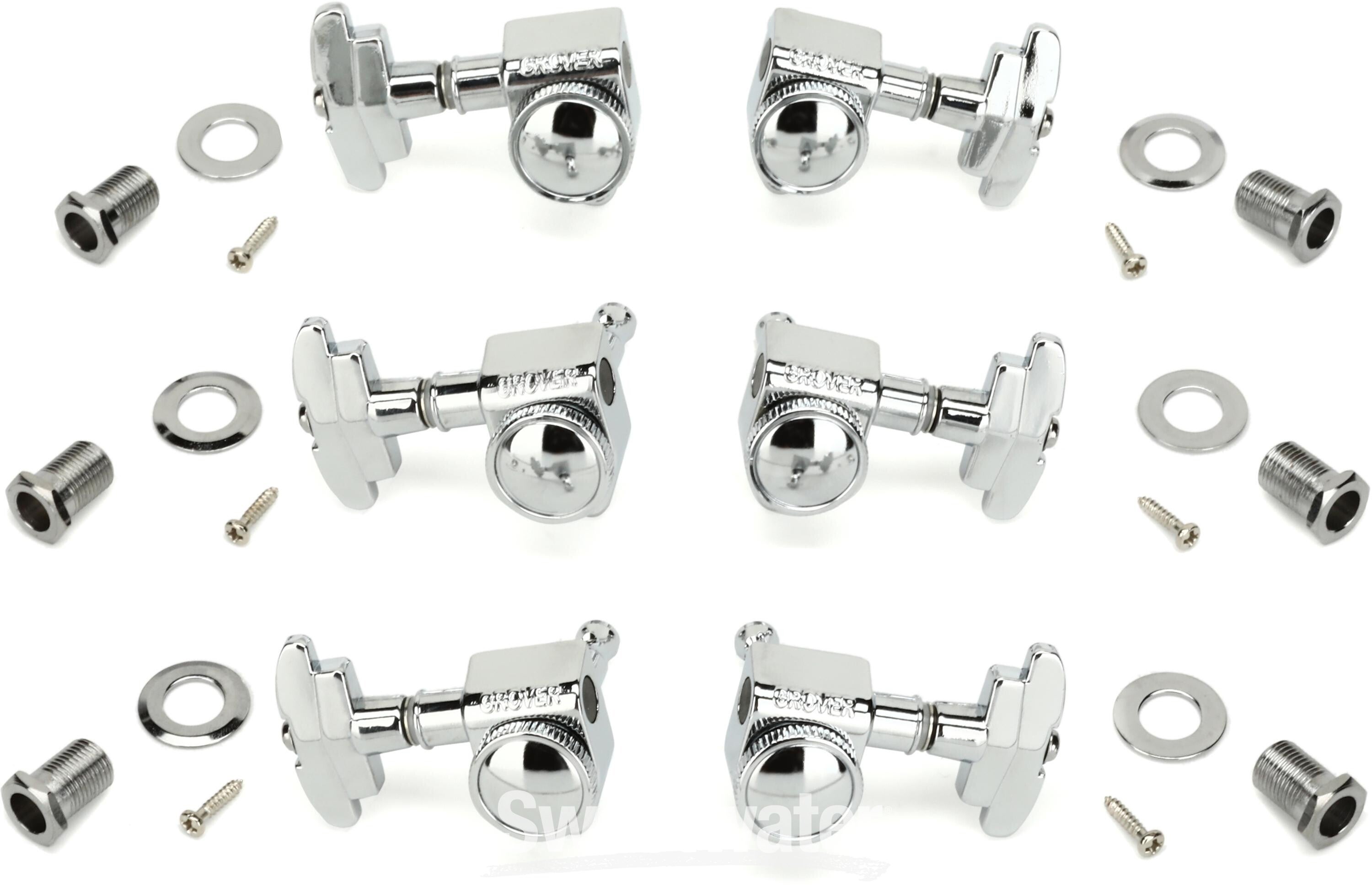 Grover 509C Roto-Grip Locking Rotomatic Tuners - Chrome | Sweetwater