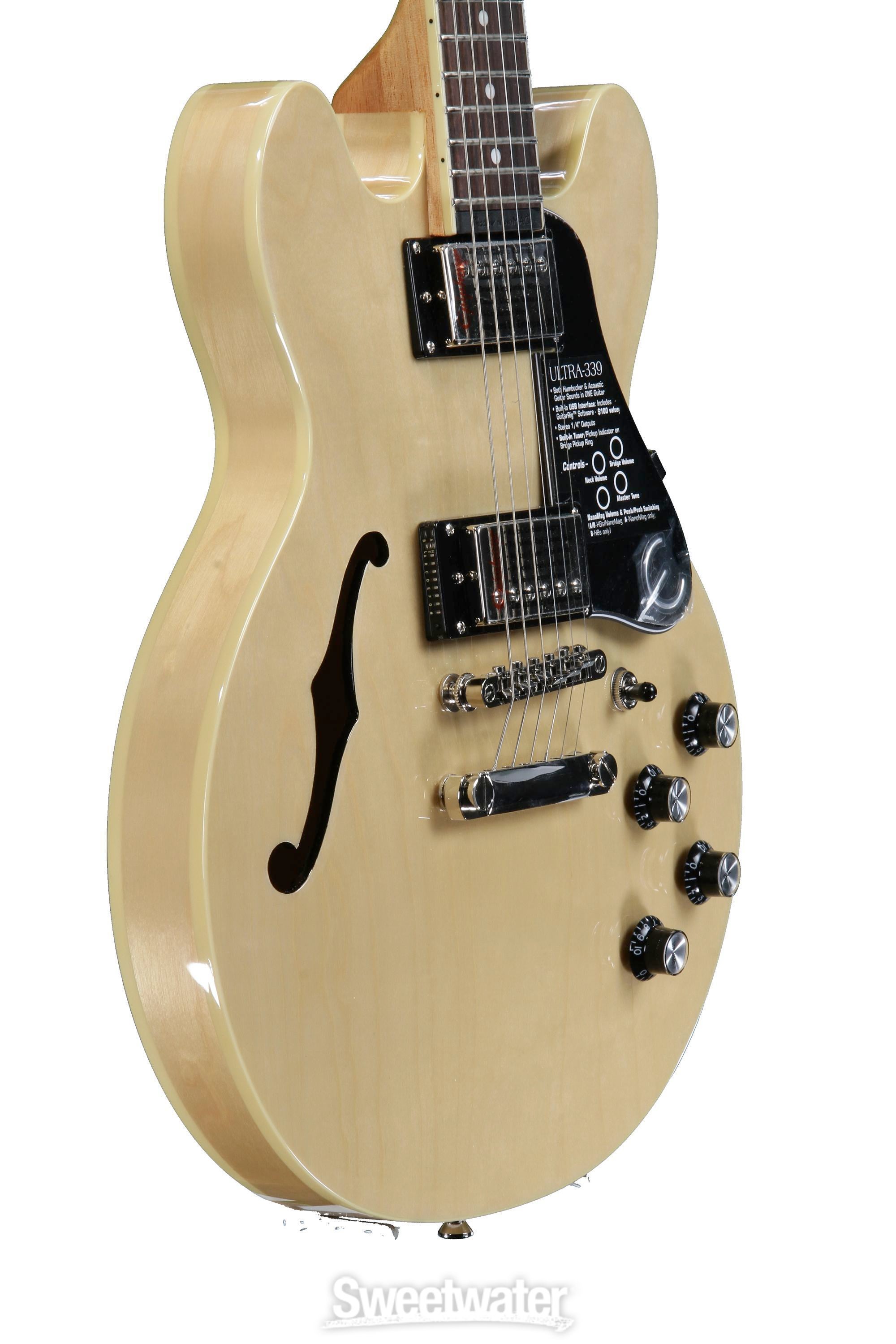 Epiphone Ultra-339 - Natural | Sweetwater