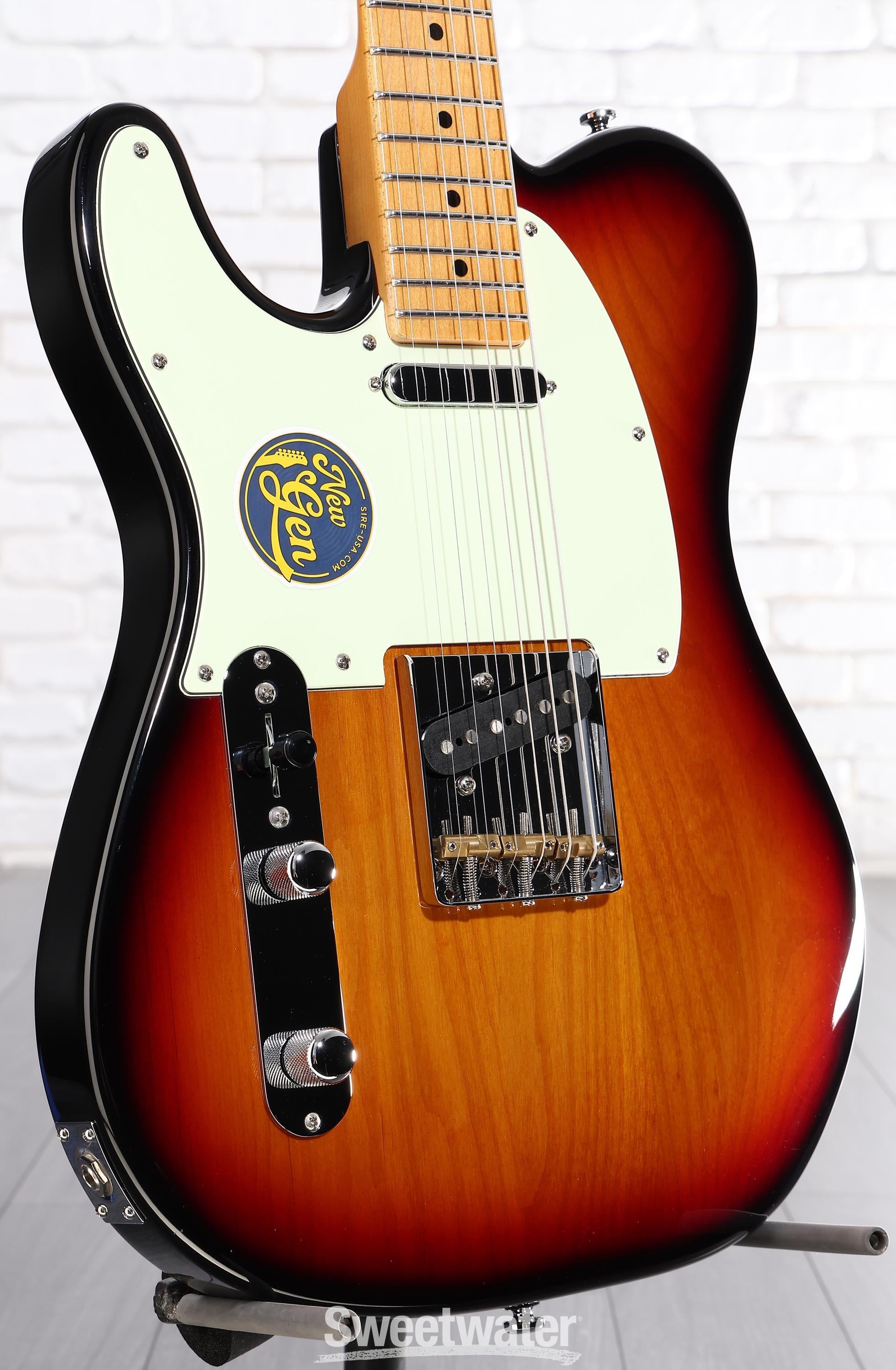 Photo of Sire Larry Carlton T7 New Gen Left-handed Electric Guitar - 3-tone Sunburst