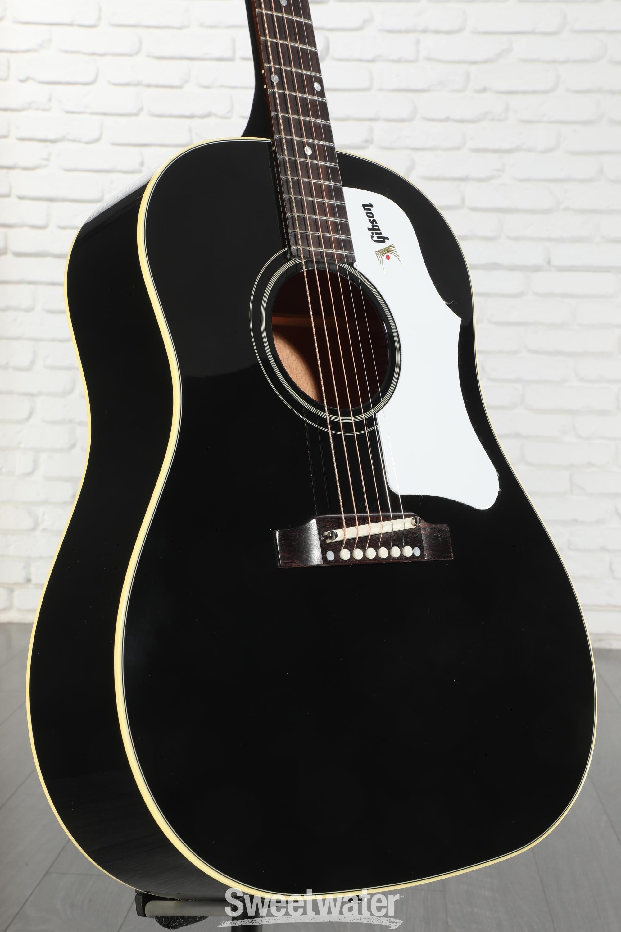 Gibson 1960s J-45 Custom Shop製 Gibson Acoustic 60s J-45 Original Acoustic Guitar - Ebony | Sweetwater