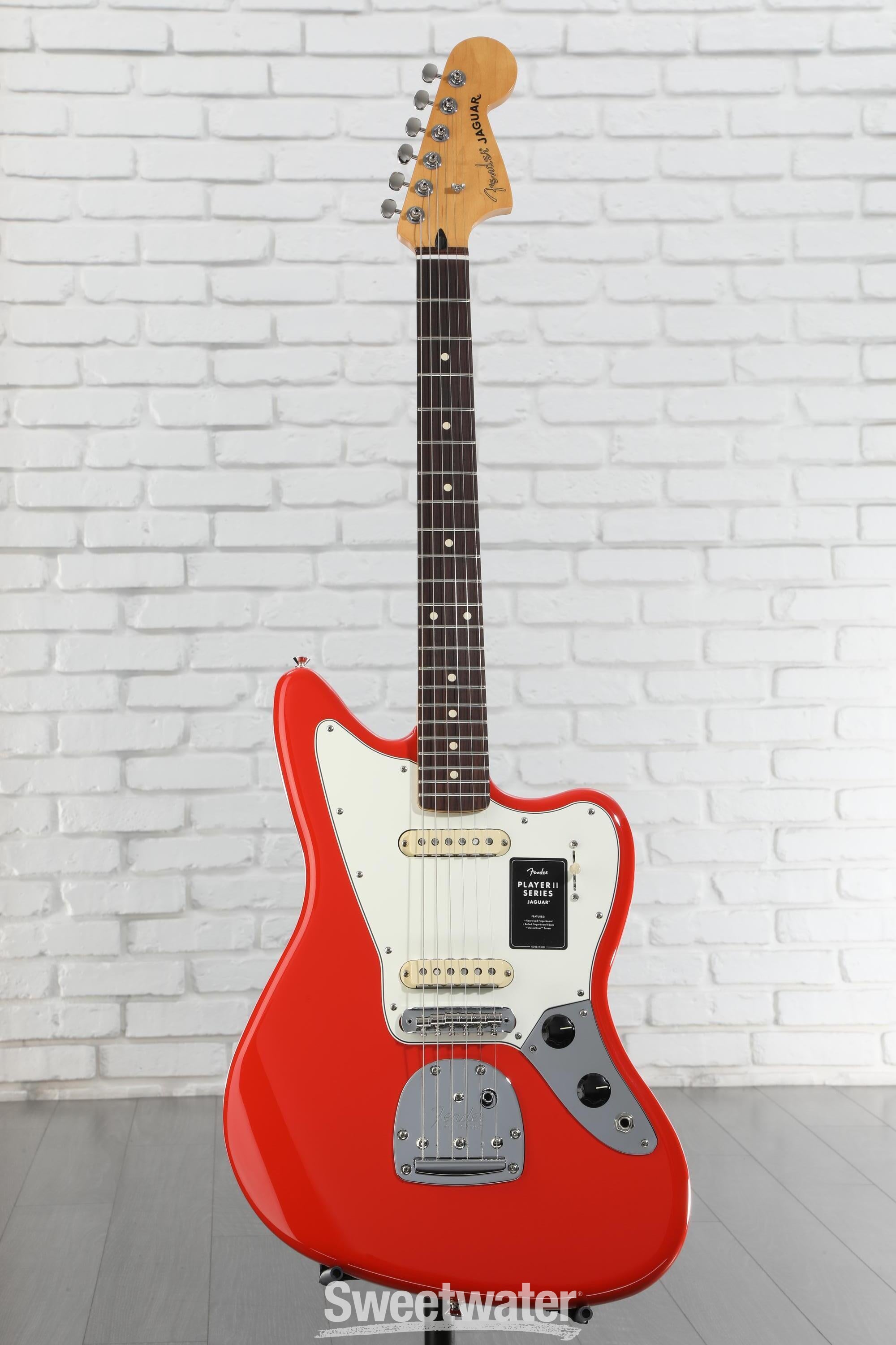 Fender Player II Jaguar Electric Guitar - Coral Red | Sweetwater