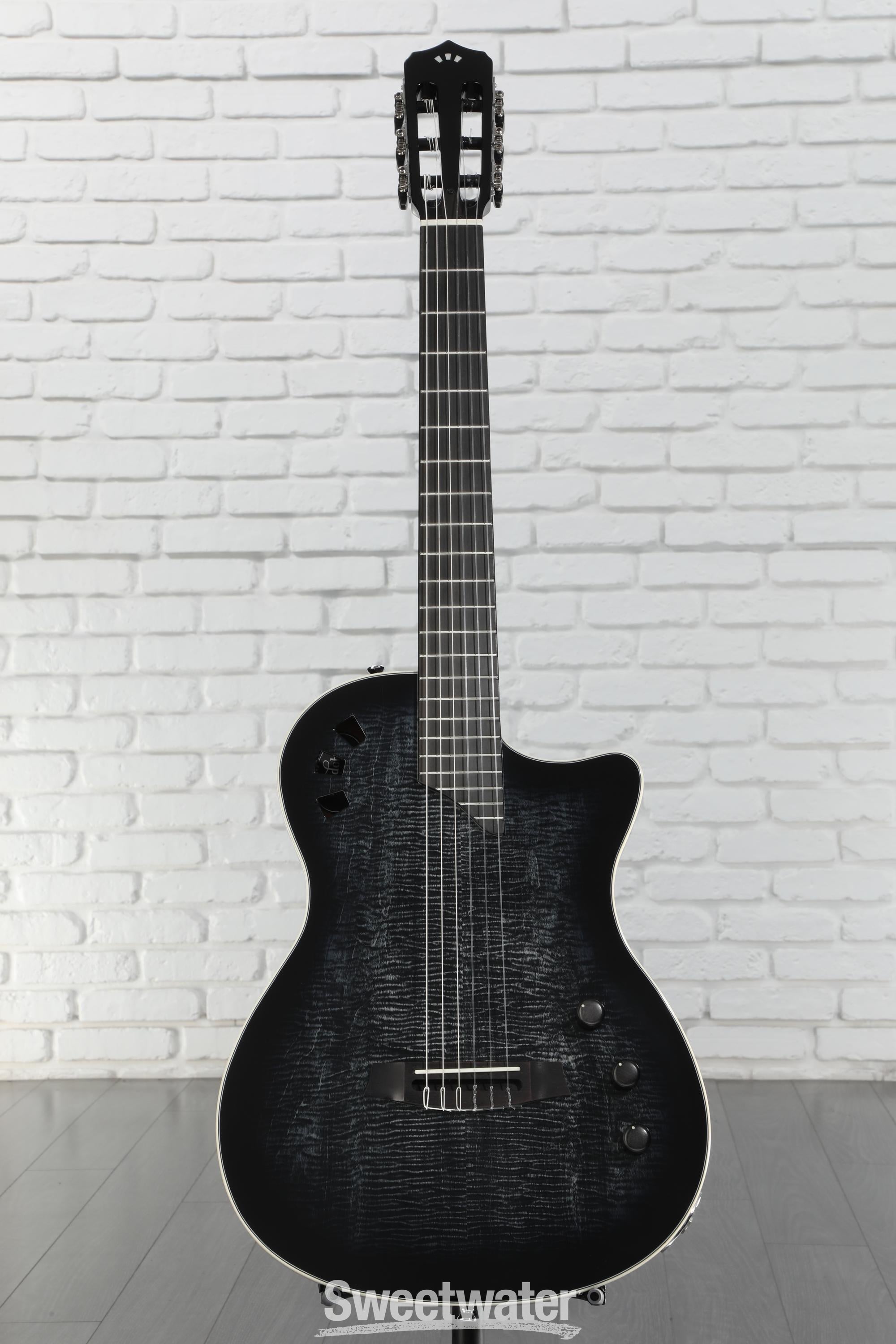 Cordoba Stage Nylon-string Acoustic-electric Guitar - Black