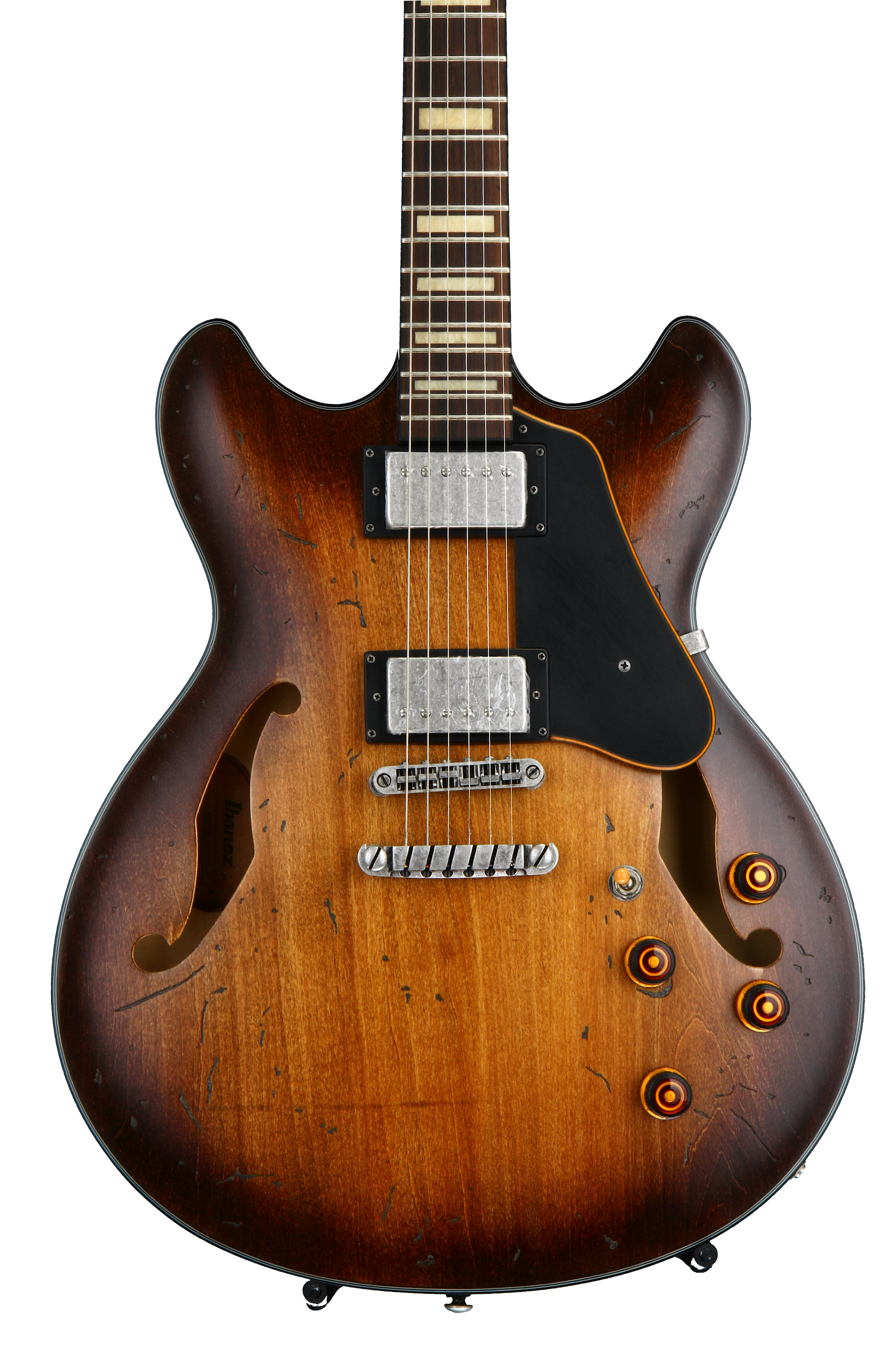 Ibanez ASV10A セミアコ エレキギター Ibanez Artcore Vintage ASV10A - Tobacco Burst Low Gloss | Sweetwater