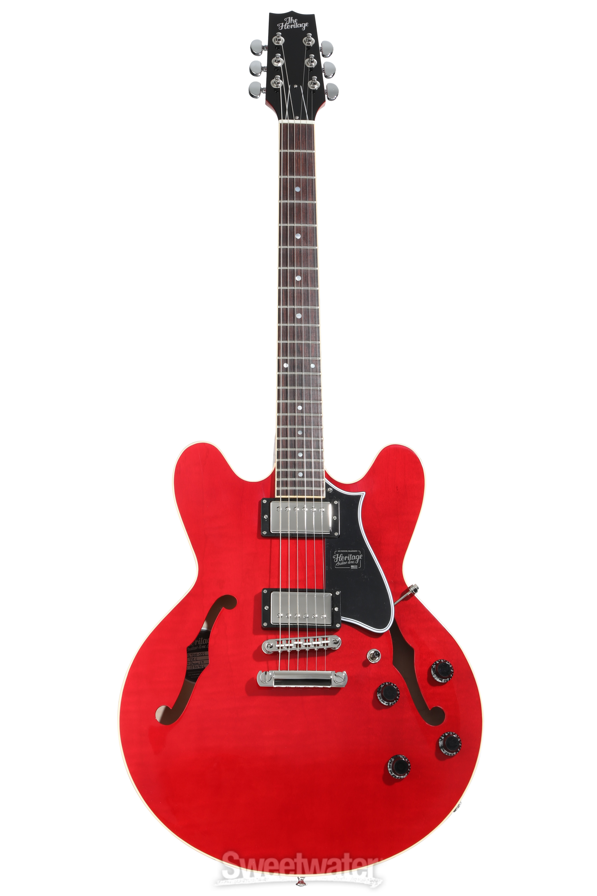 Heritage Standard H-535 Semi-hollowbody Electric Guitar - Trans