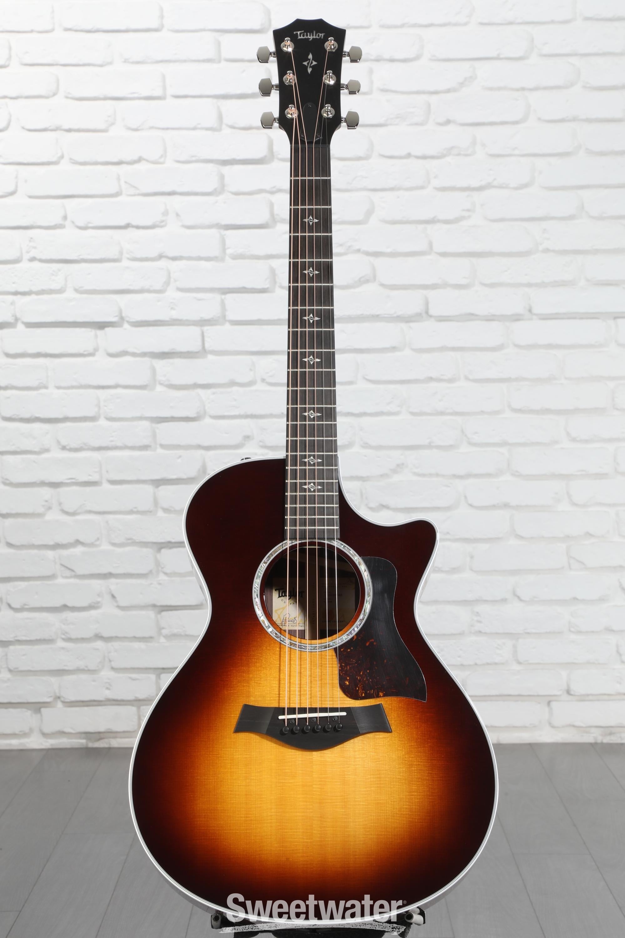 Taylor 412ce-R V-Class Acoustic-electric Guitar - Tobacco Sunburst