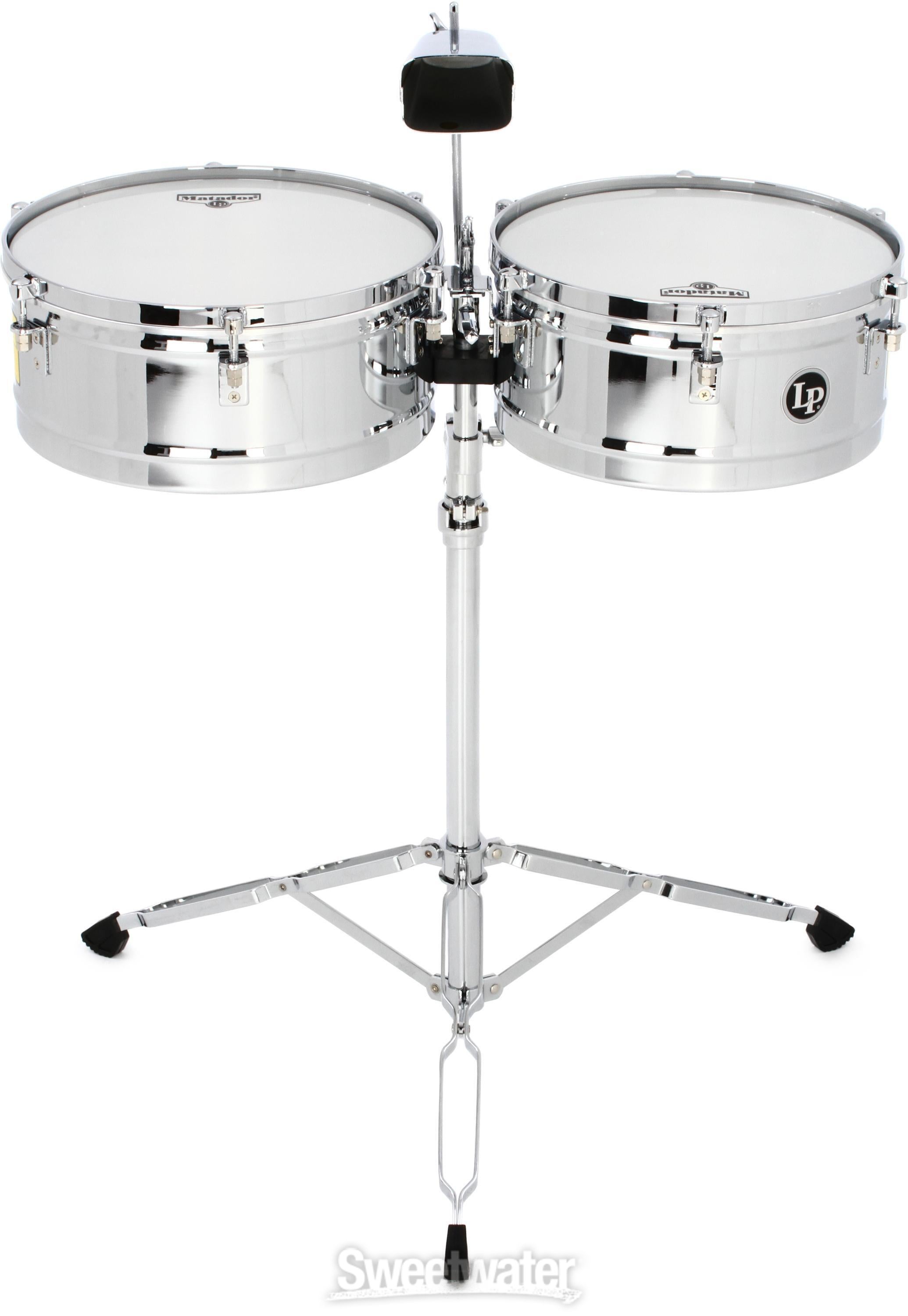 LP エルピー ティンバレス Matador 14″ & 15″ M257B Latin Percussion Matador 14-inch and 15-inch Timbales