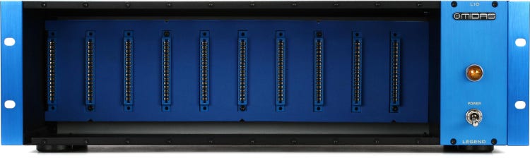 Midas L10 10-slot 500 Series Chassis
