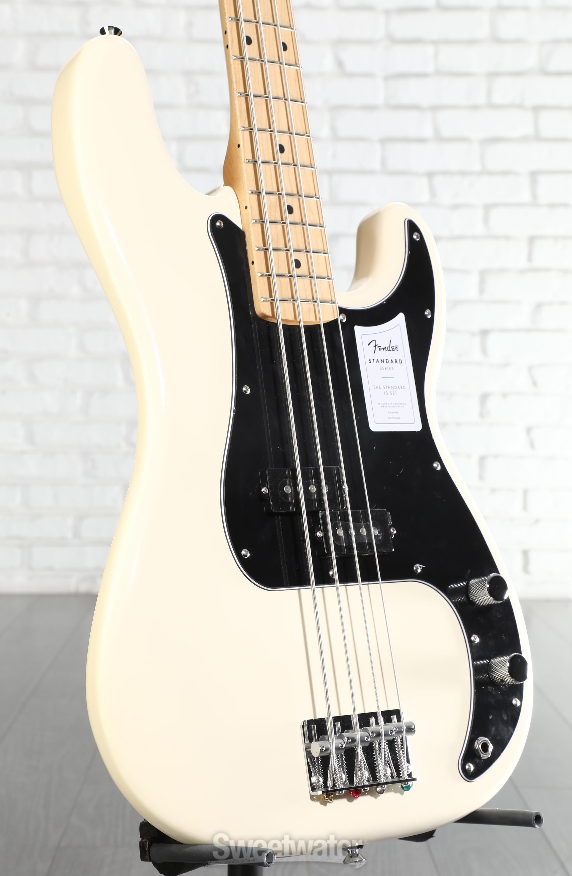 Photo of Fender Standard Precision Bass - Olympic White