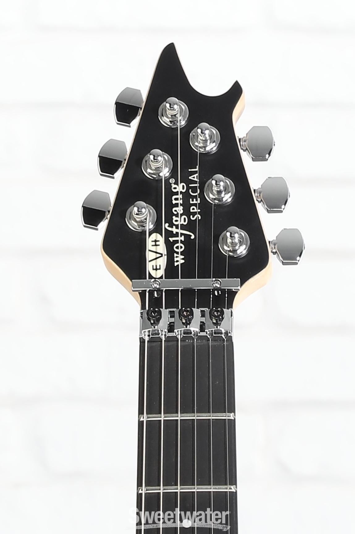 EVH Wolfgang Special Electric Guitar - Satin Striped Black/White