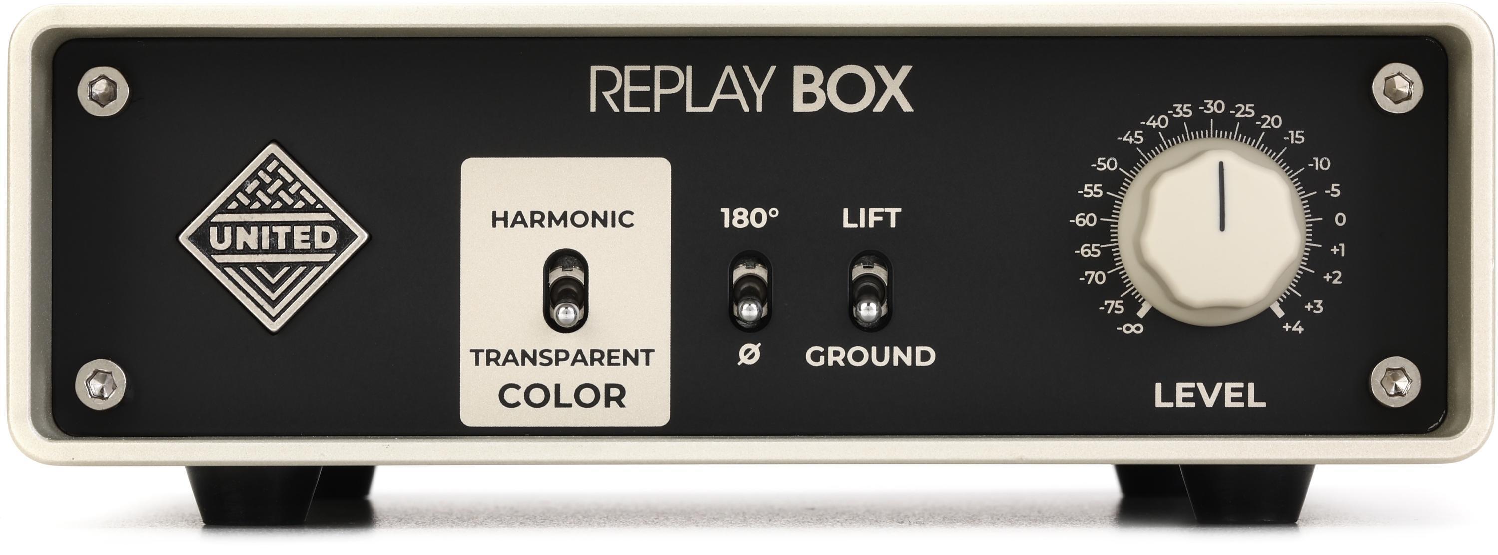 United Studio Technologies Replay Box Re-amping Device | Sweetwater