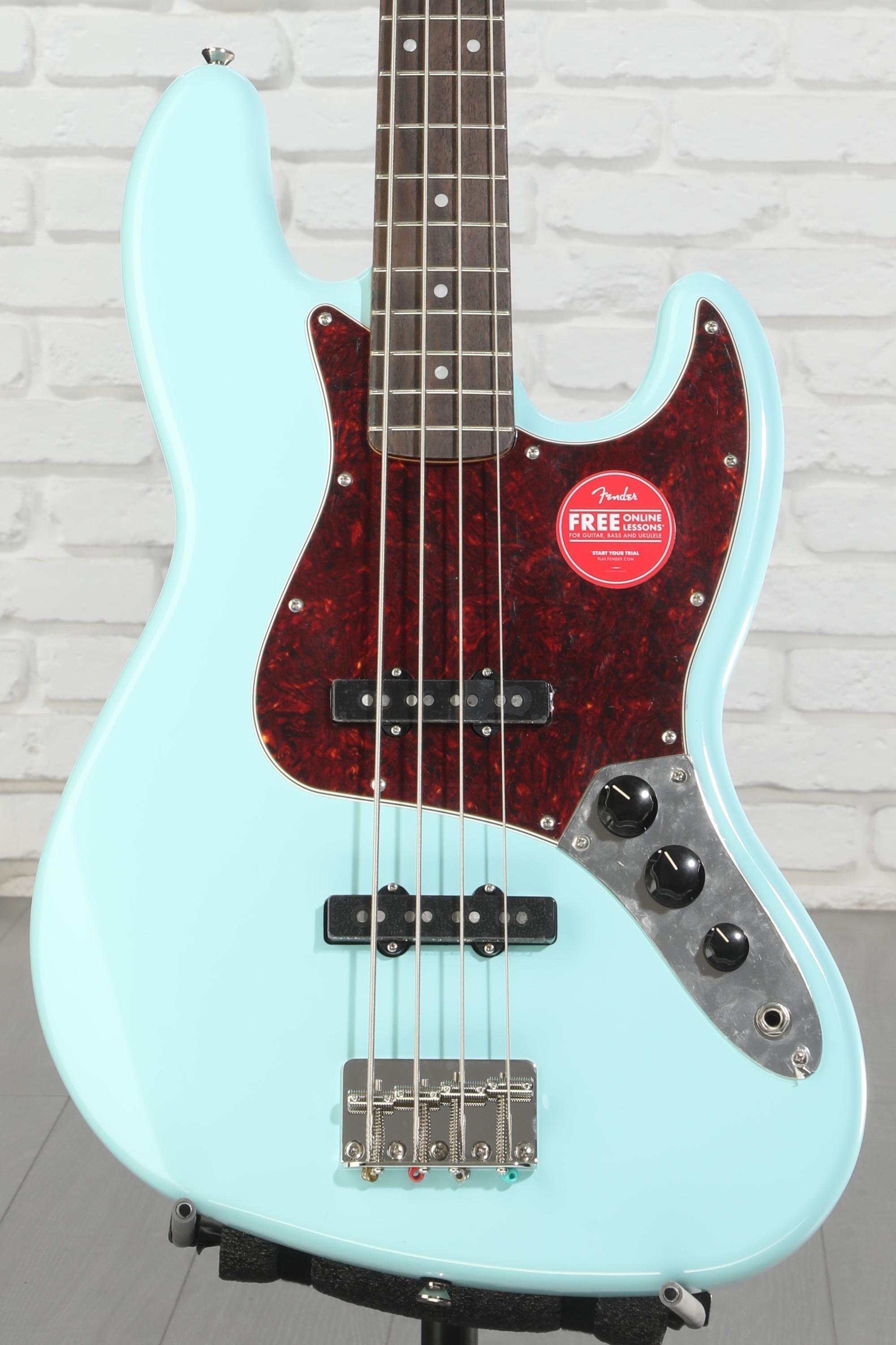 Squier Jazz Bass ClassicVibe 60’s Squier Classic Vibe '60s Jazz Bass - Black | Sweetwater