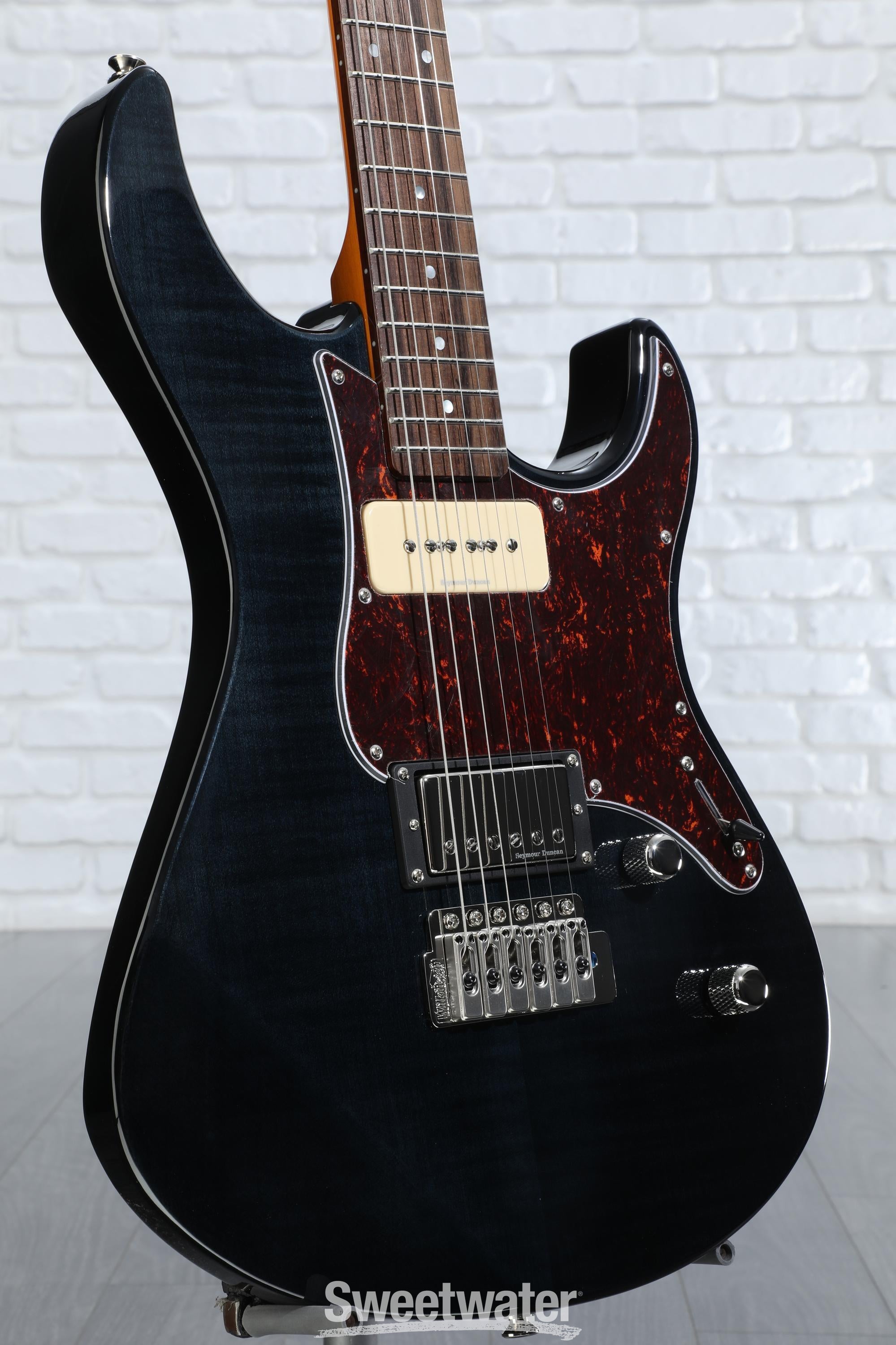 【ネック難あり】YAMAHA PAC611VFM TBL Yamaha PAC611VFM Pacifica Electric Guitar - Trans Black