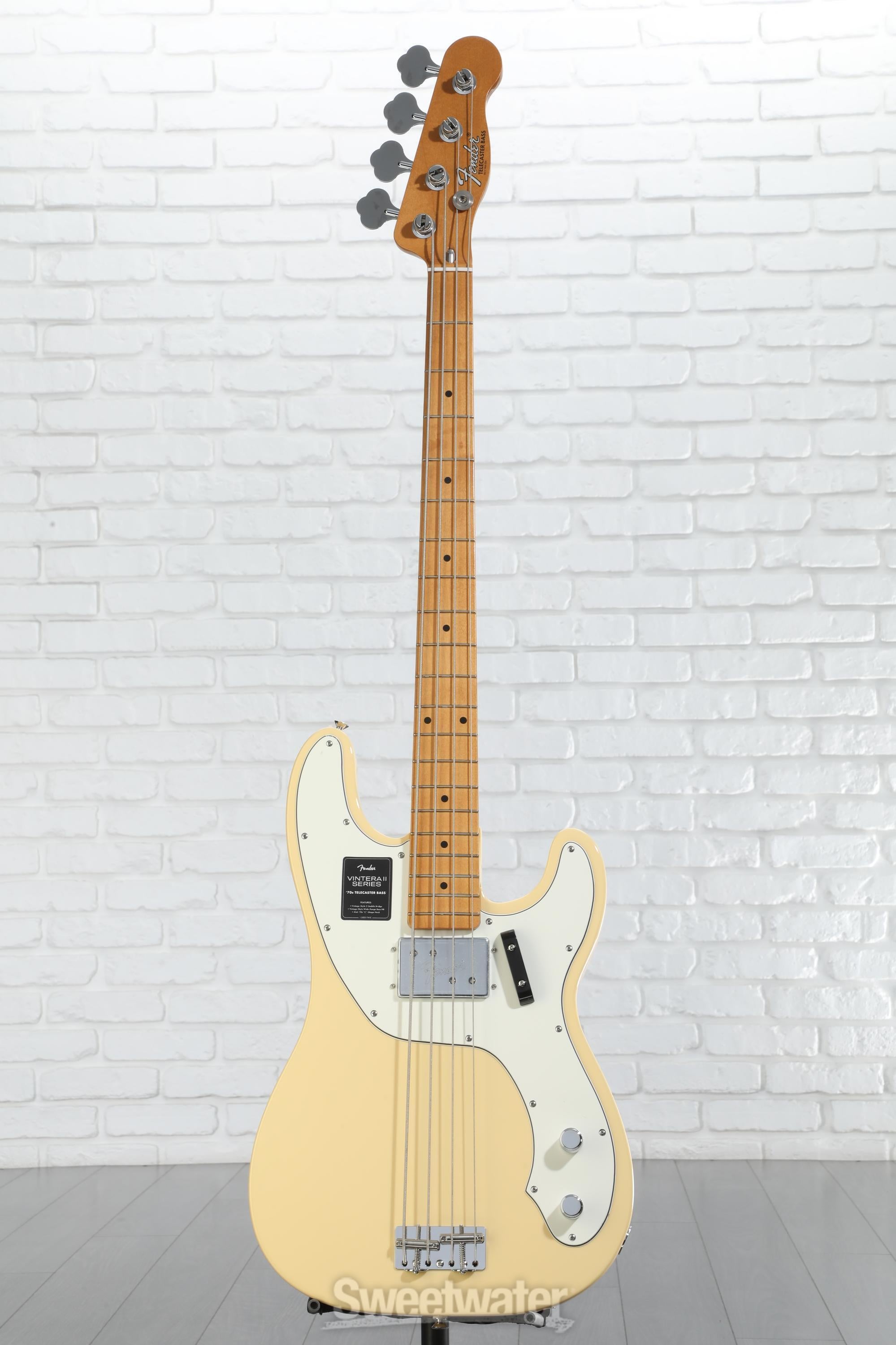 Amazon.com: Fender Vintera II '70s Telecaster Bass - Vintage