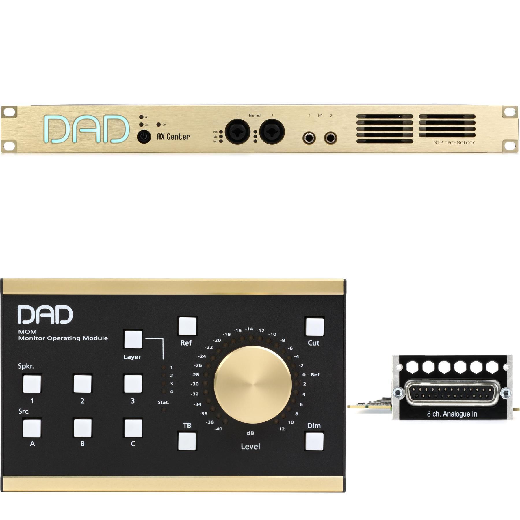 Photo of Digital Audio Denmark AX Center Base Thunderbolt 3 Audio Interface with Analog Line In Expansion Card and Monitor Operating Module