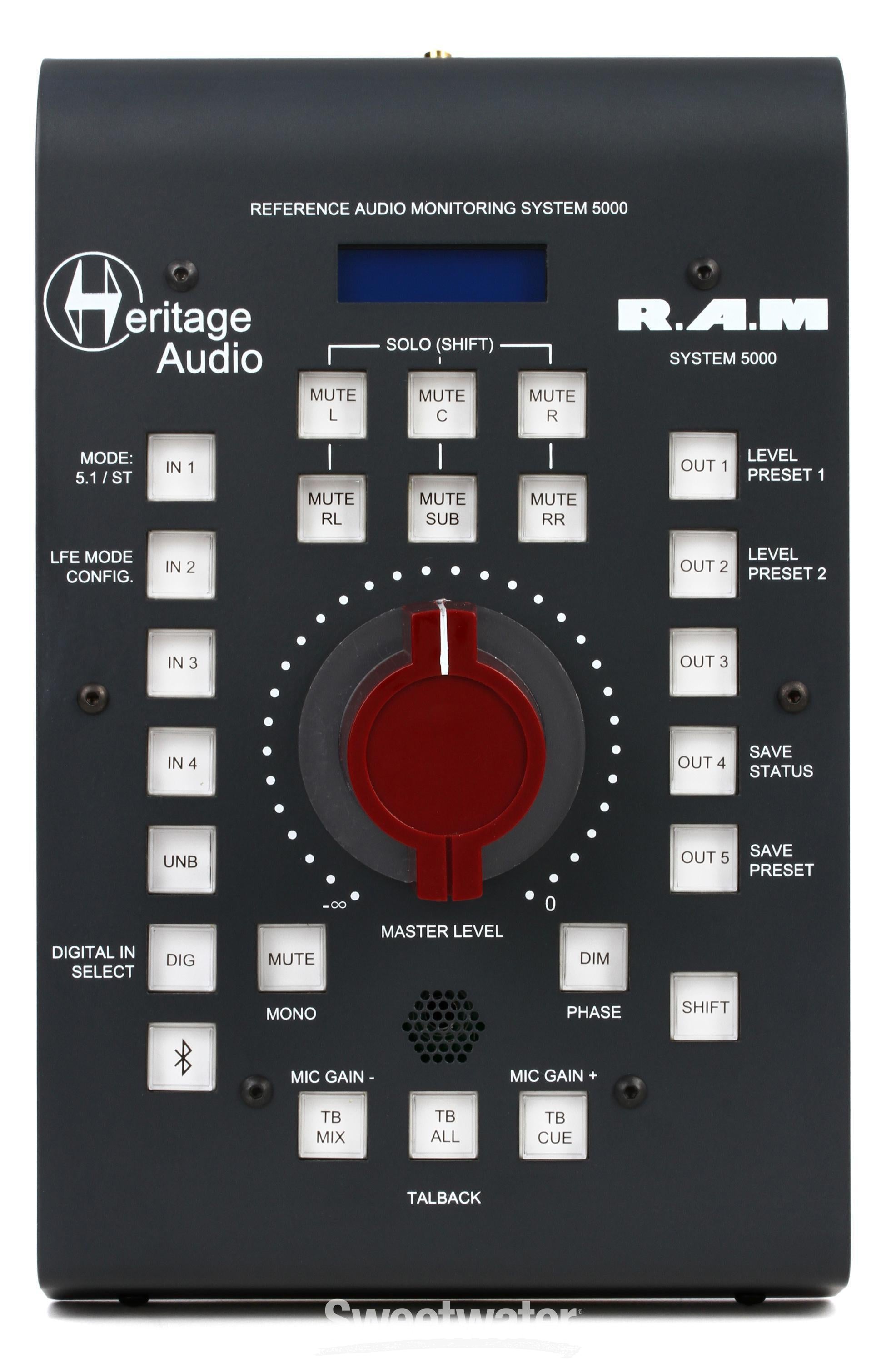 Heritage Audio RAM System 5000 5.1 Monitoring System | Sweetwater