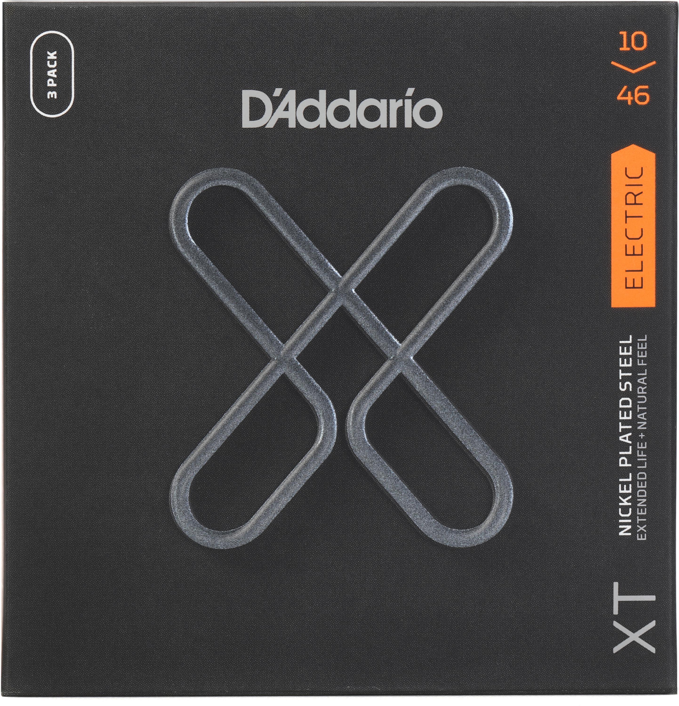 bnteo D'Addario XTE1046 XT Nickel Wound Electric Guitar Strings