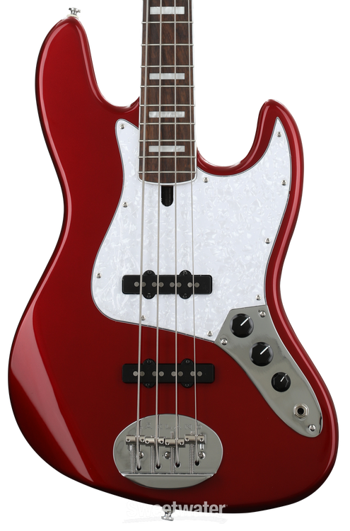 Lakland Skyline 44-60 Vintage J Custom - Candy Apple Red with
