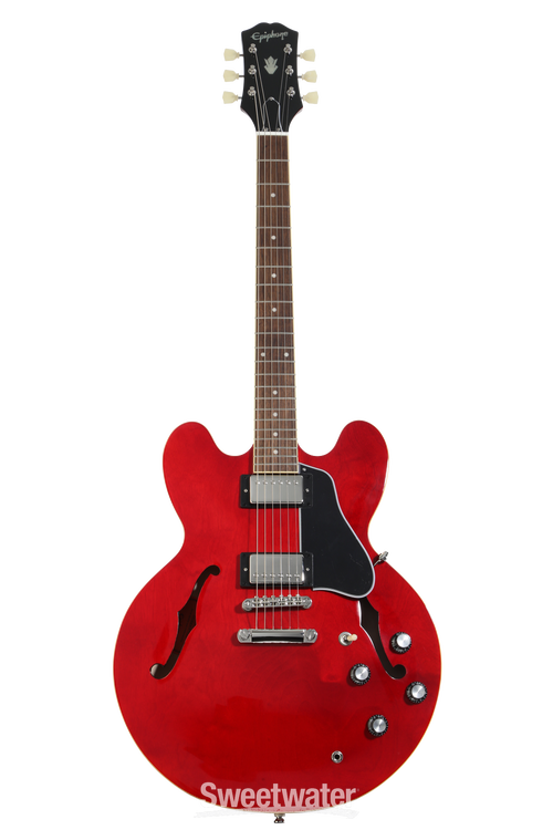 ギター Epiphone ES-335 IG CH Epiphone ES-335 Semi-hollowbody Electric Guitar - Cherry | Sweetwater