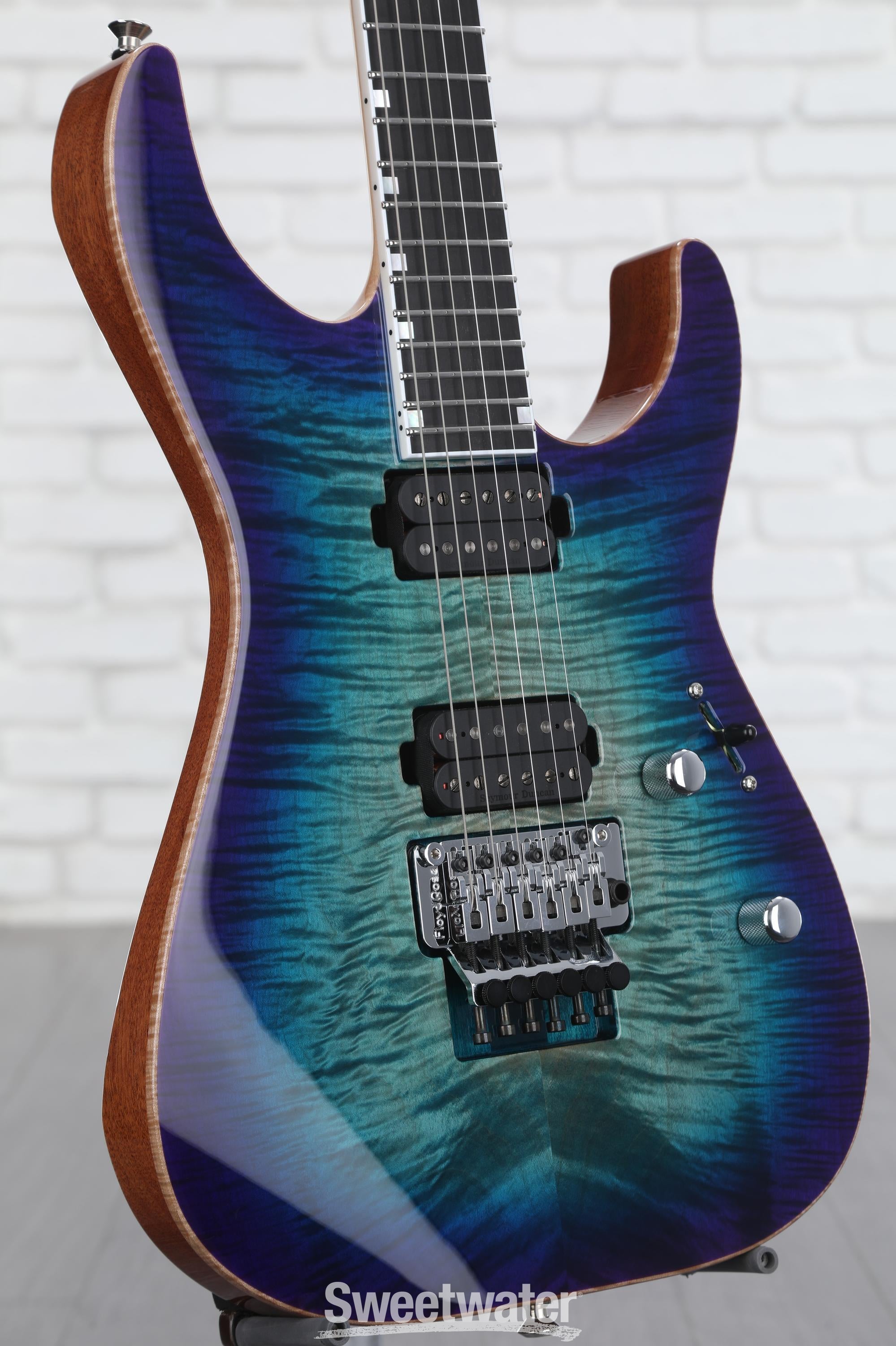 ESP USA M-II NTB FR Electric Guitar - Violet Shadow | Sweetwater
