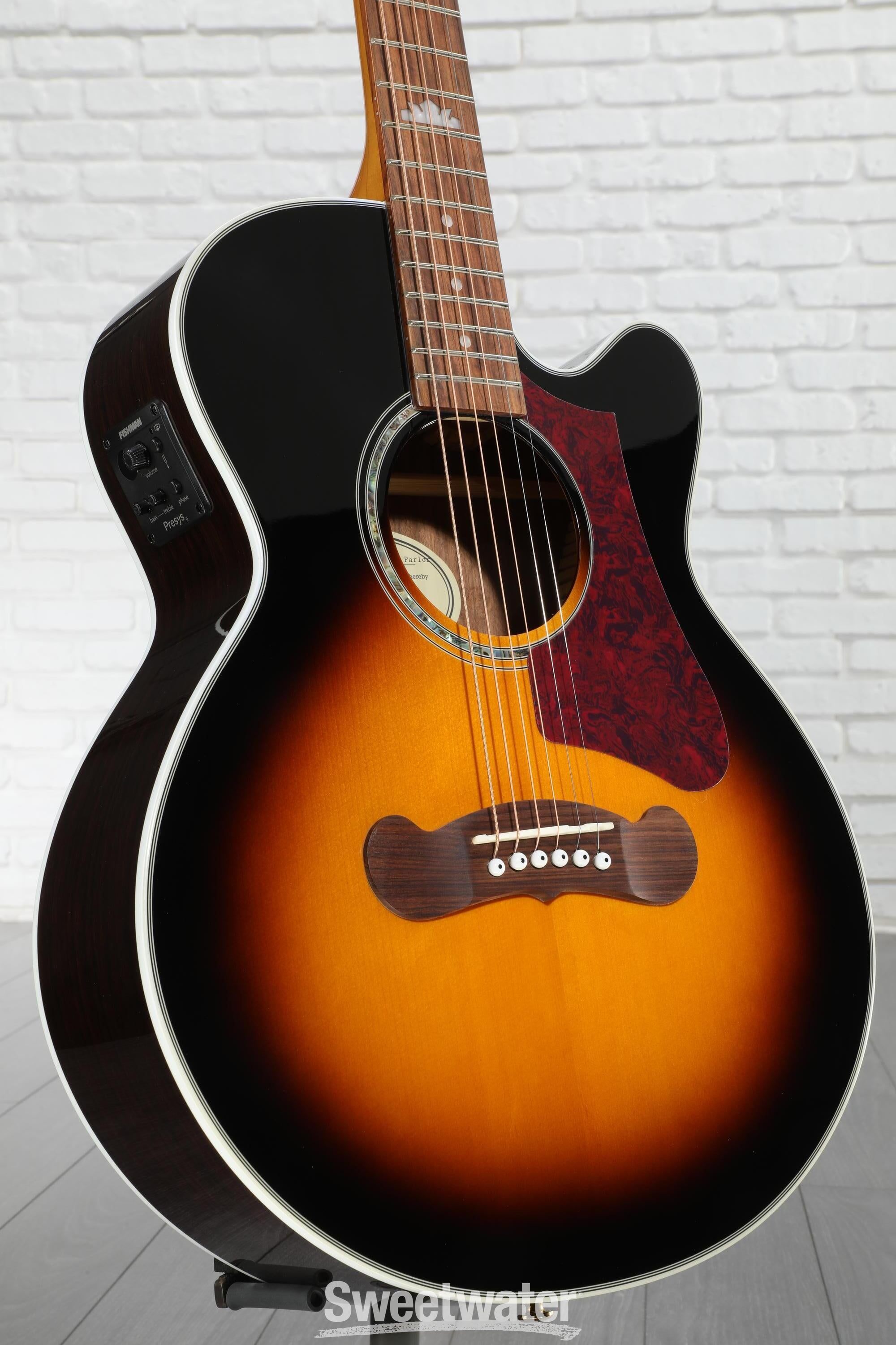 Epiphone J-200 EC Studio Parlor Acoustic-Electric Guitar - Vintage