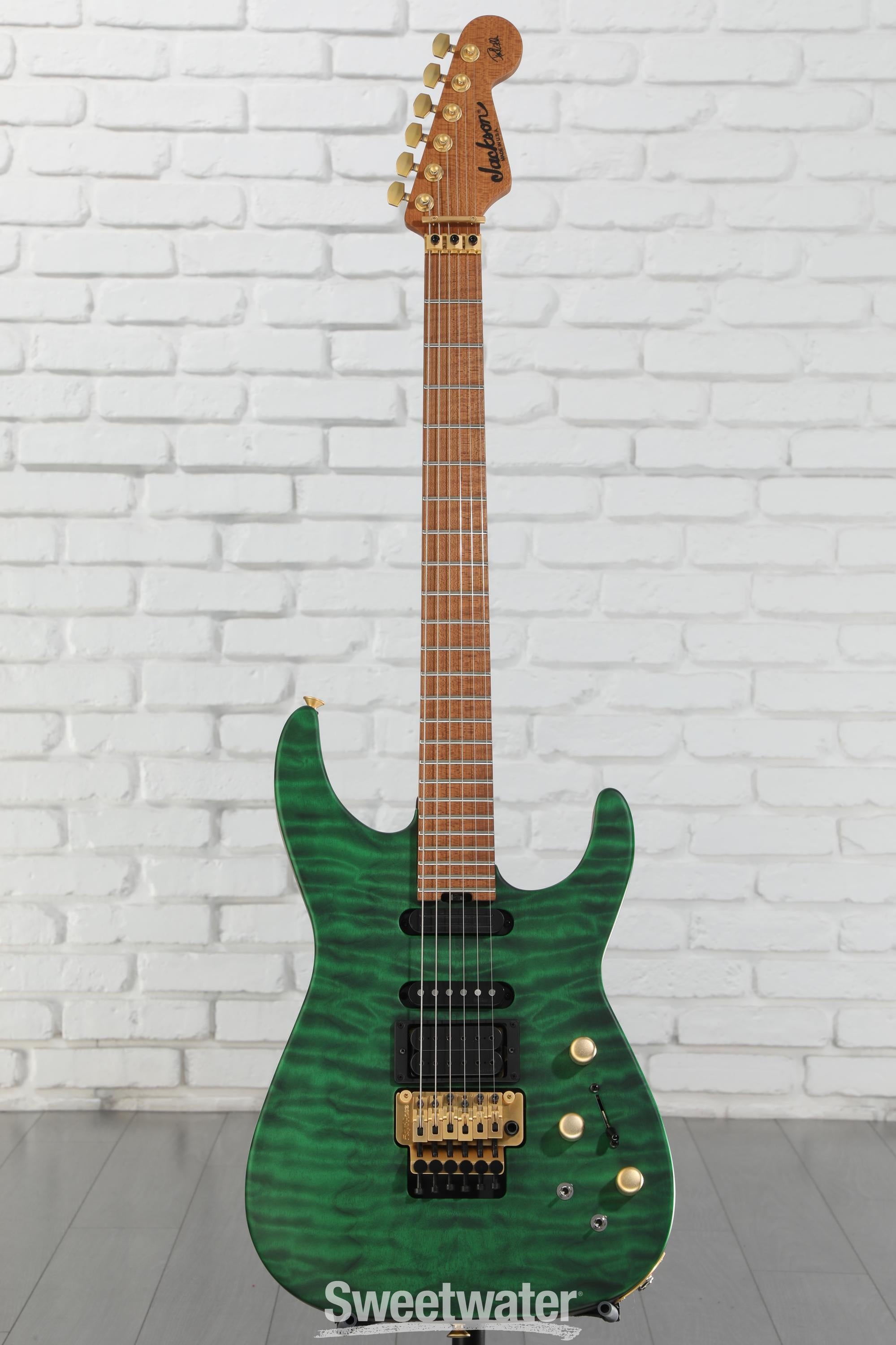 Jackson USA Signature Phil Collen PC1 - Satin Trans Green | Sweetwater