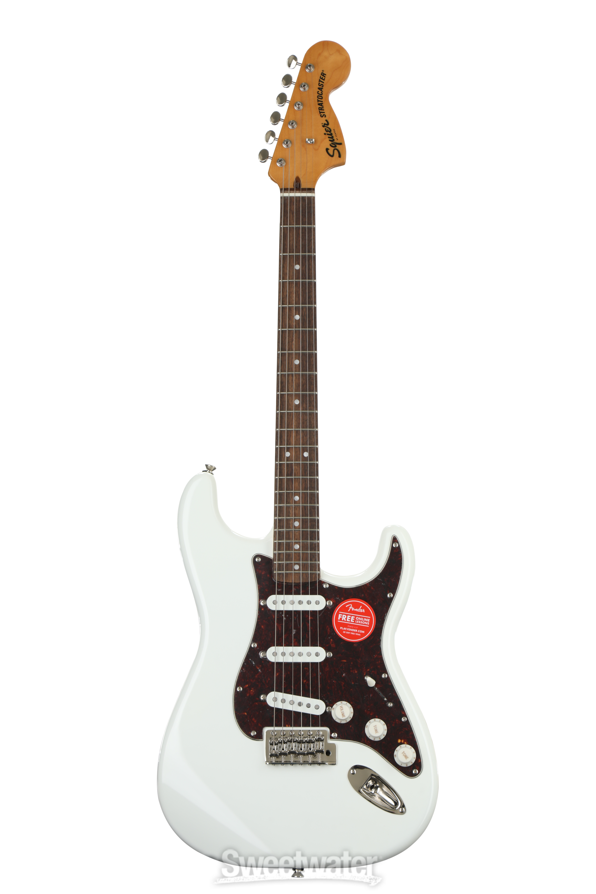 Squier Classic Vibe '70s Stratocaster - Olympic White | Sweetwater
