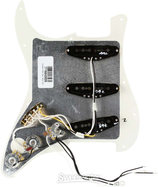 Loaded Pickguard Fender Strat Player Plus Hot Noiseless Push Pull