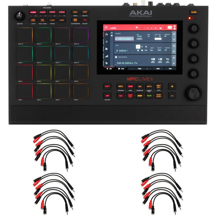 Akai Professional MPC Live II Standalone Music Production Center CABLE KIT