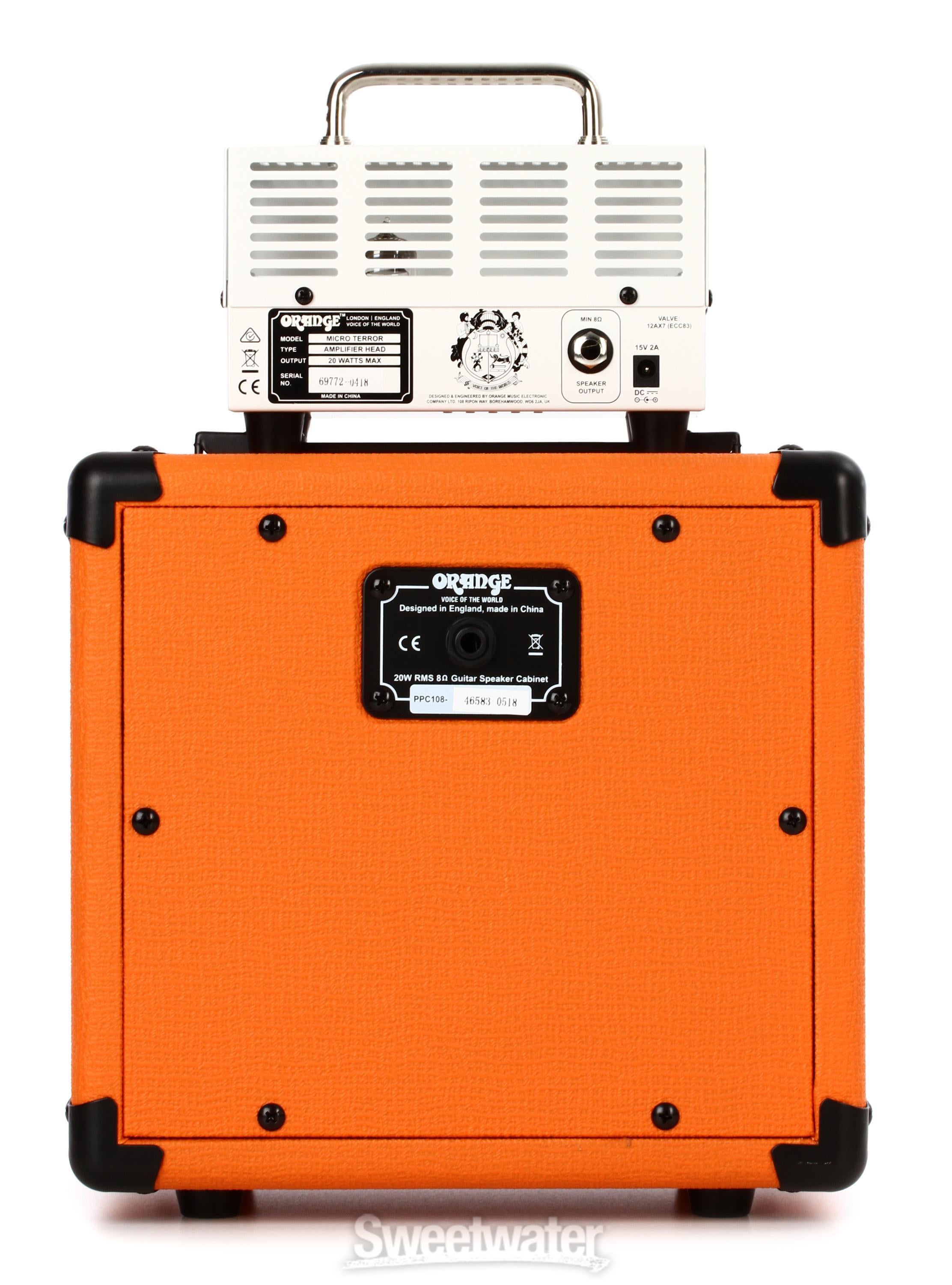 Orange Micro Terror Head and PPC108 Cabinet