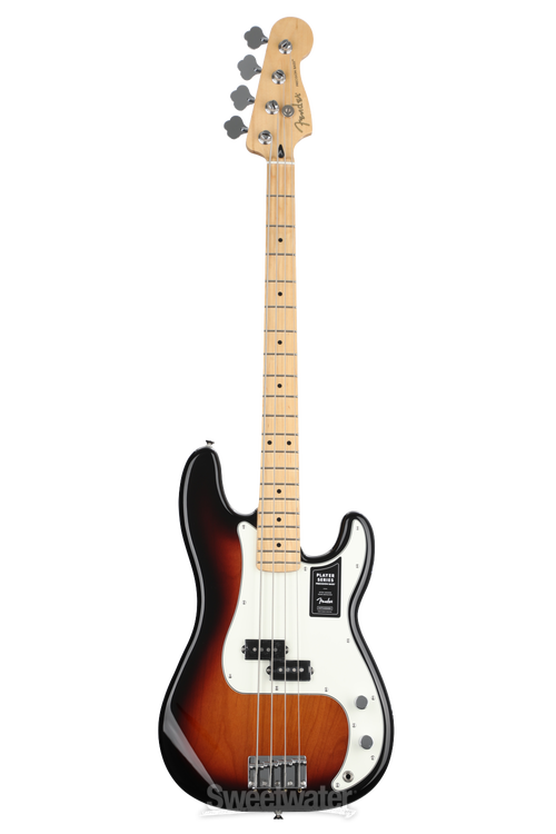 Fender Player Precision Bass - 3-Tone Sunburst with Maple Fingerboard