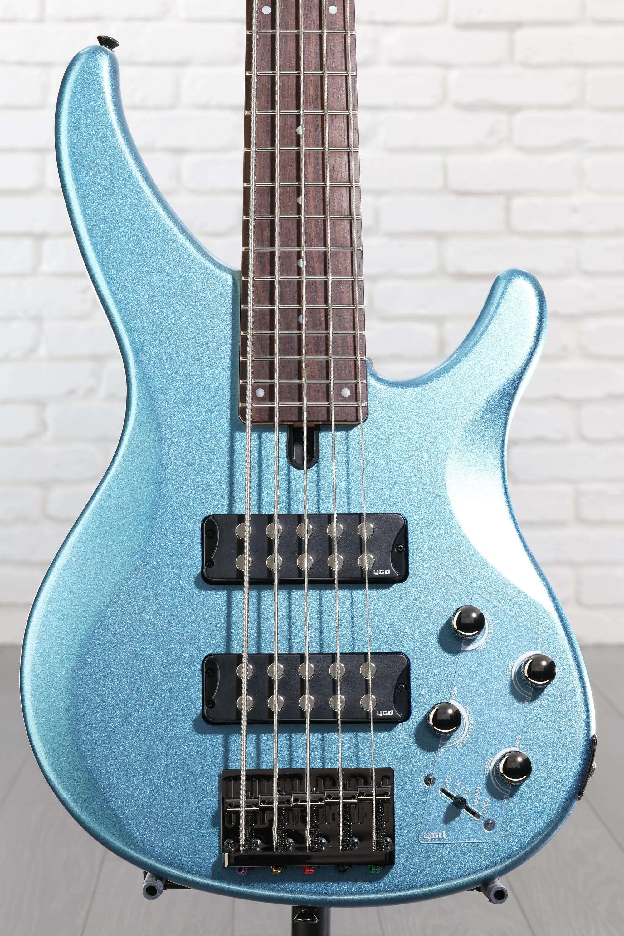 Yamaha TRBX305 5-string Bass Guitar - Factory Blue | Sweetwater