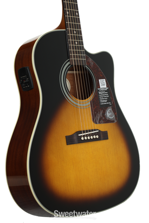 Epiphone J-15 EC Deluxe Acoustic/Electric Outfit - Vintage