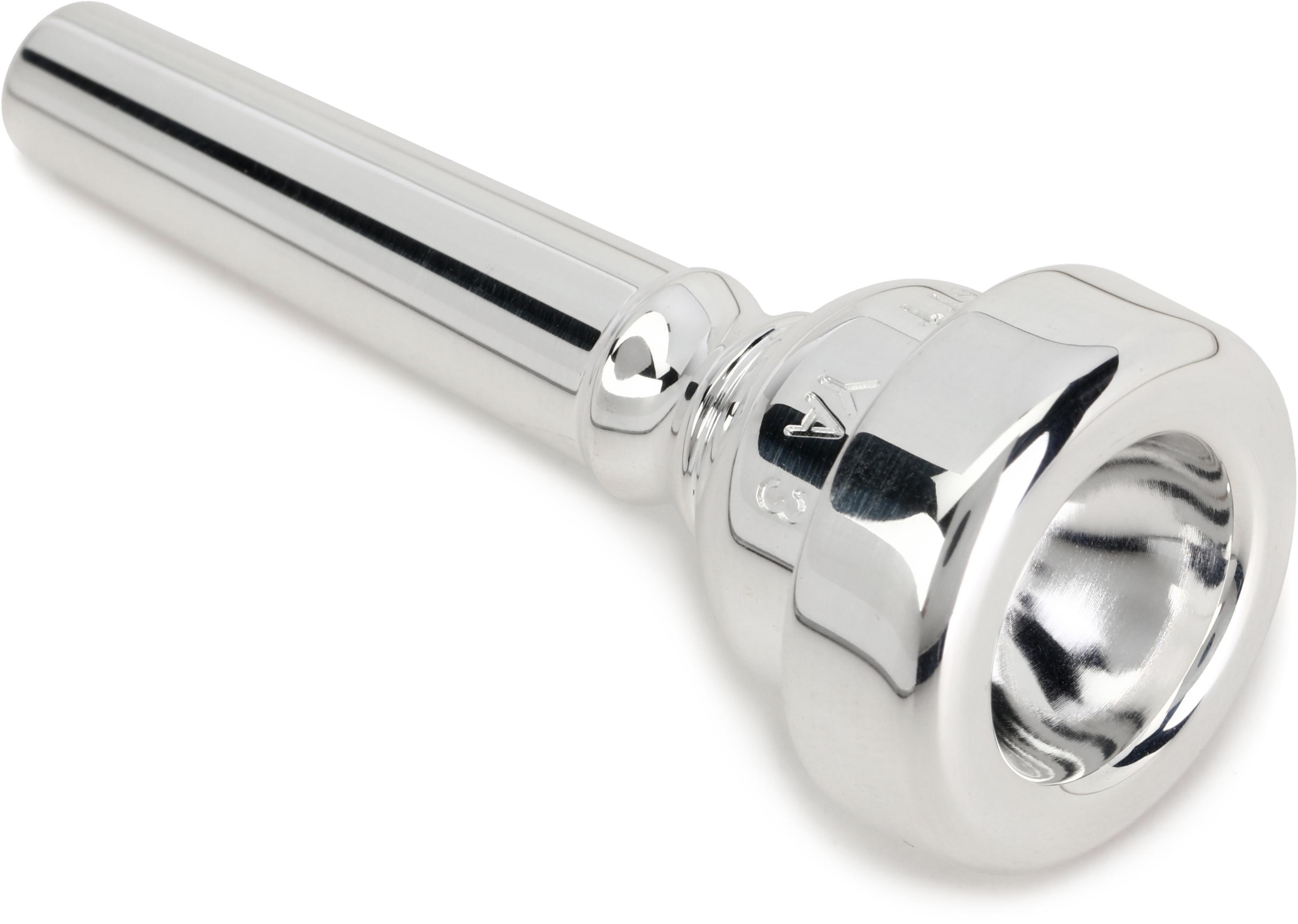 Photo of Pickett Young Artist Series Cornet Mouthpiece - Silver Plated, 3