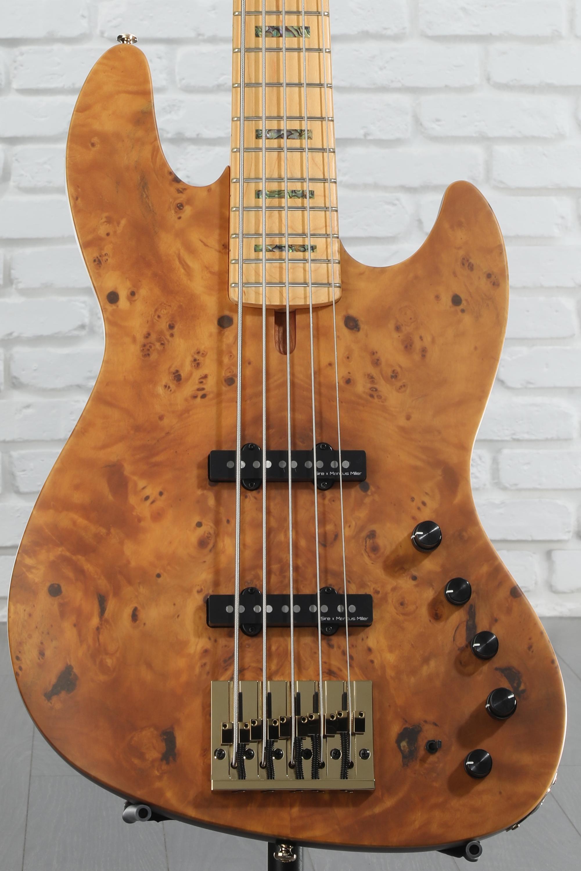 Sire Marcus Miller V10 5-string Bass Guitar - Natural Satin