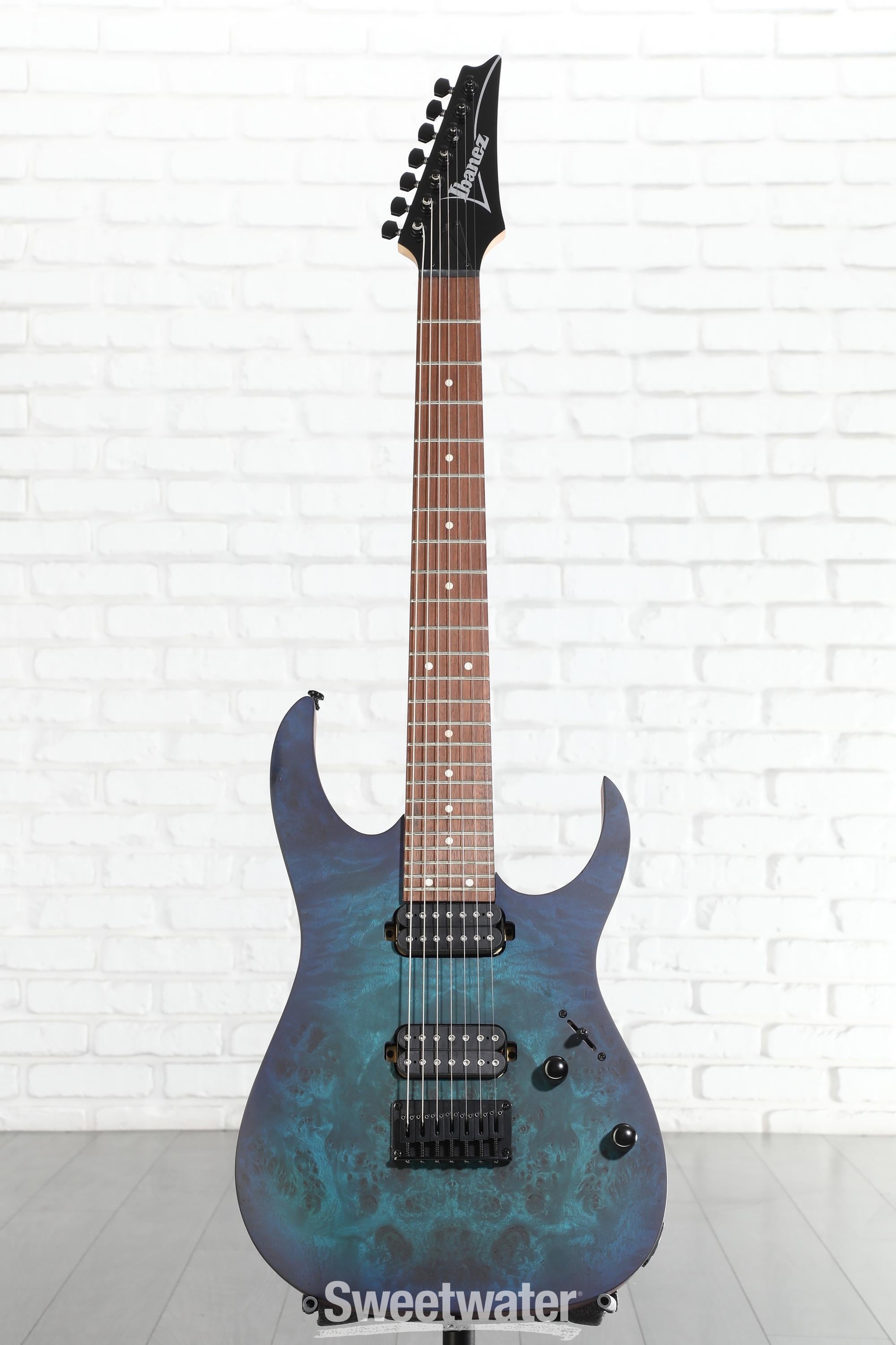 Ibanez RG7421PB Electric Guitar - Sapphire Blue Flat | Sweetwater