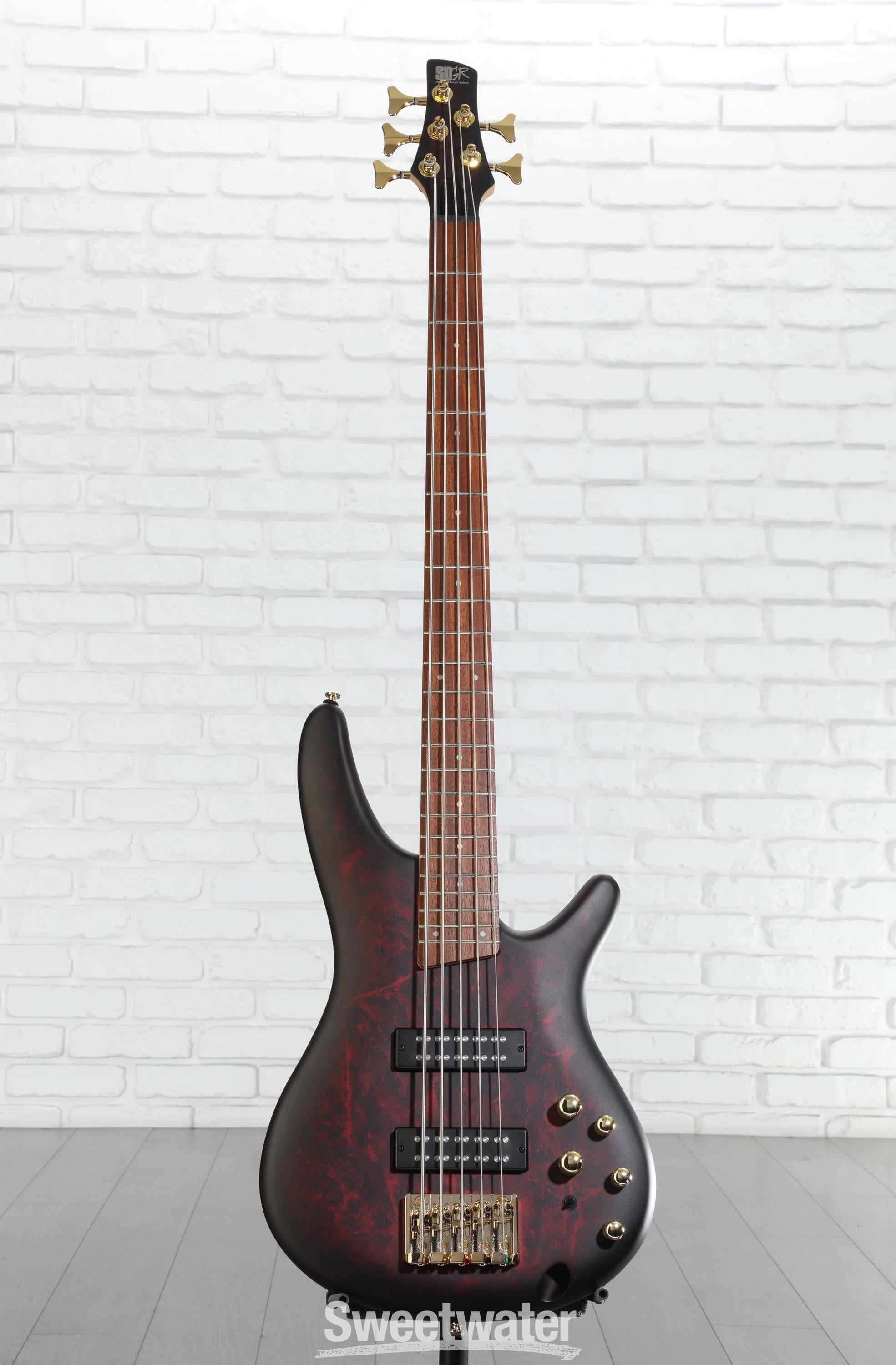 Ibanez SR Standard SR305E 5-string Bass Guitar - Wine Red Frozen