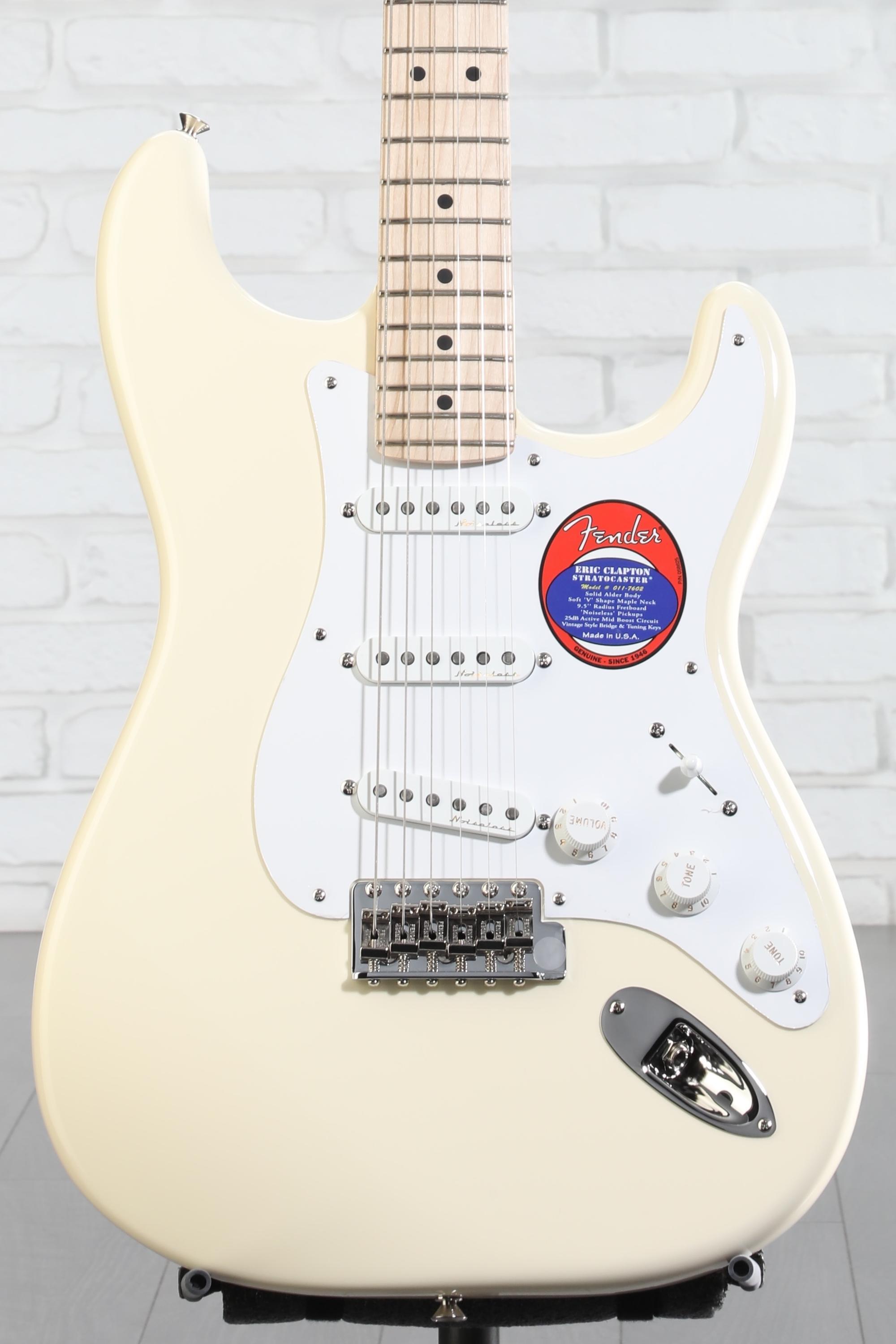 Fender Eric Clapton Stratocaster - Olympic White with Maple