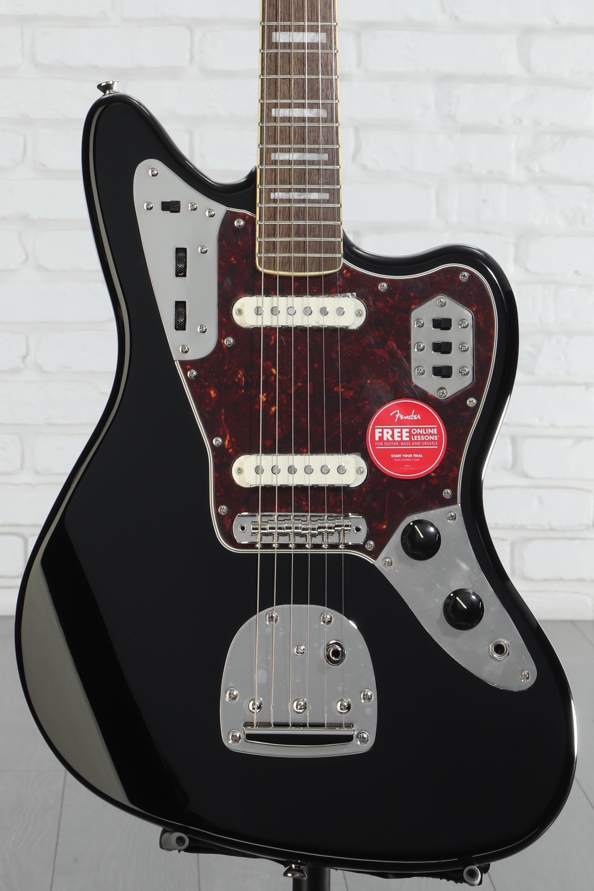Squier Classic Vibe '70s Jaguar - Black | Sweetwater
