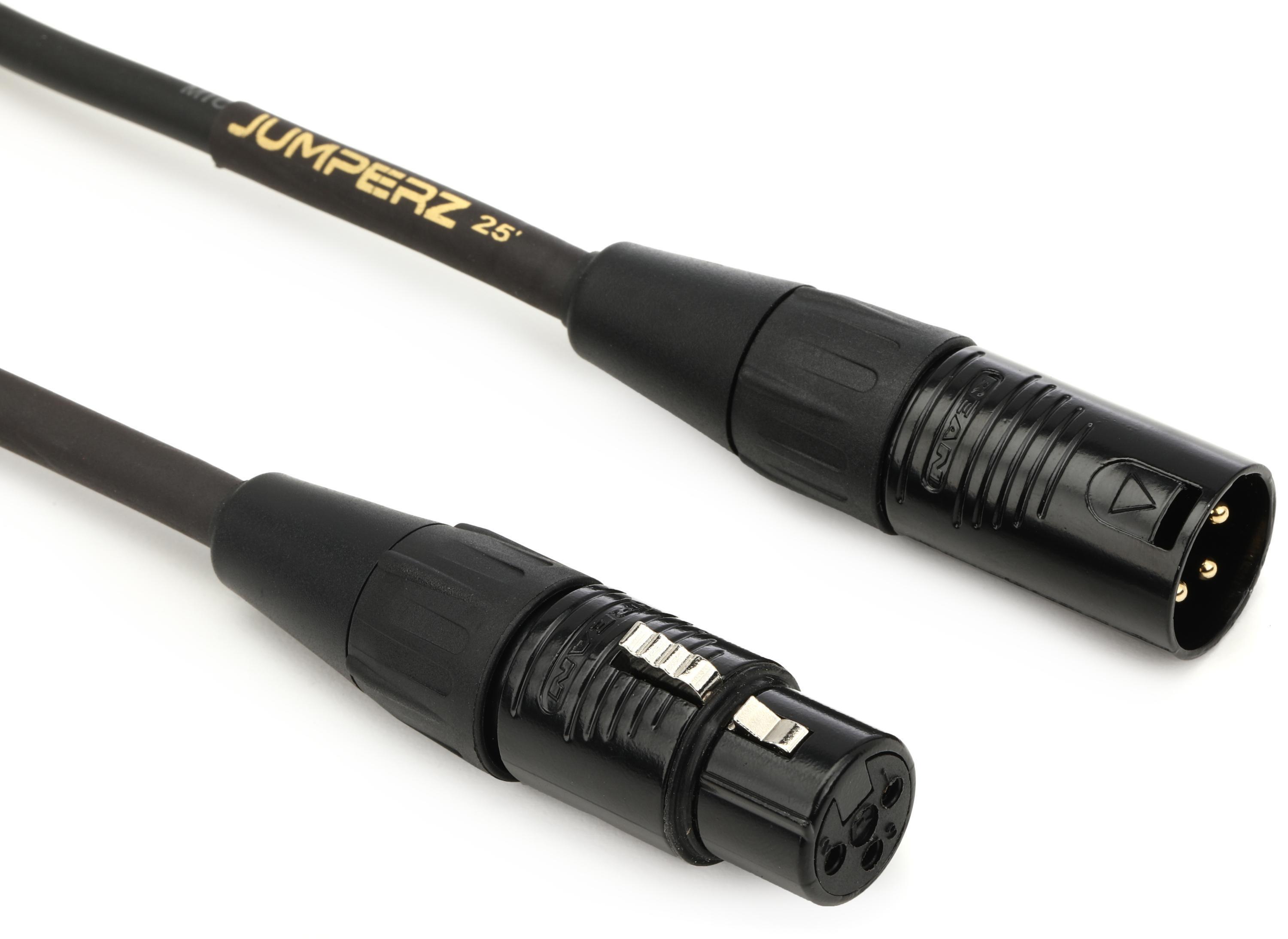 Photo of JUMPERZ JGM-25 Gold Microphone Cable - 25 foot