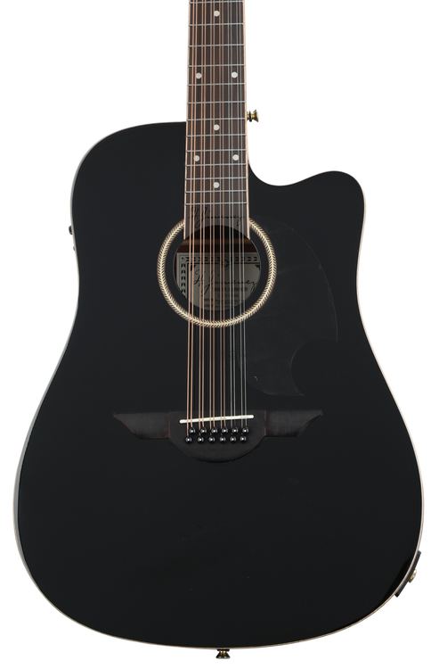 H. Jimenez LGD1-CE 12-string Acoustic-electric Guitarra Doble - Black