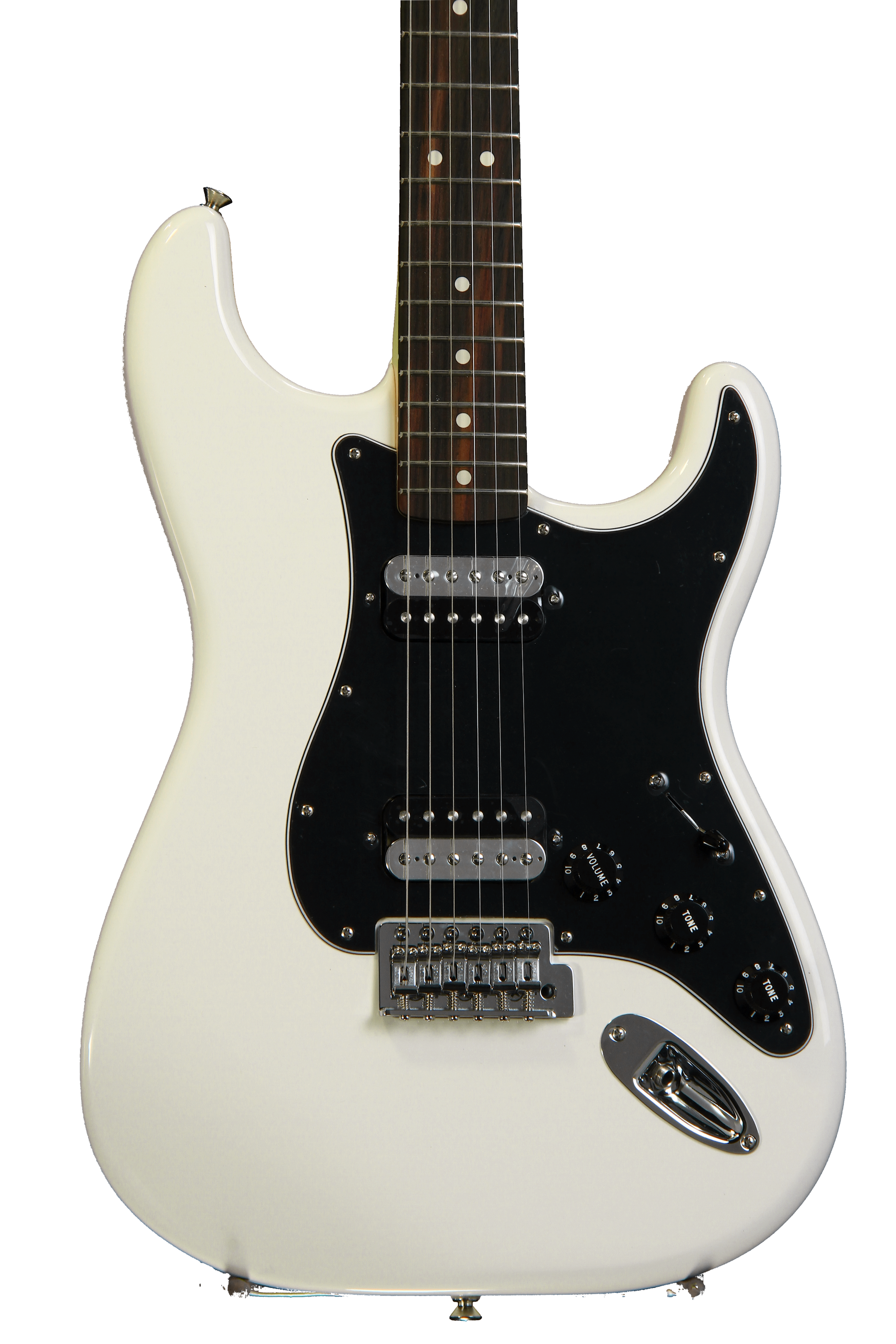 Fender Standard Stratocaster HH - Olympic White with Rosewood Fingerboard |  Sweetwater