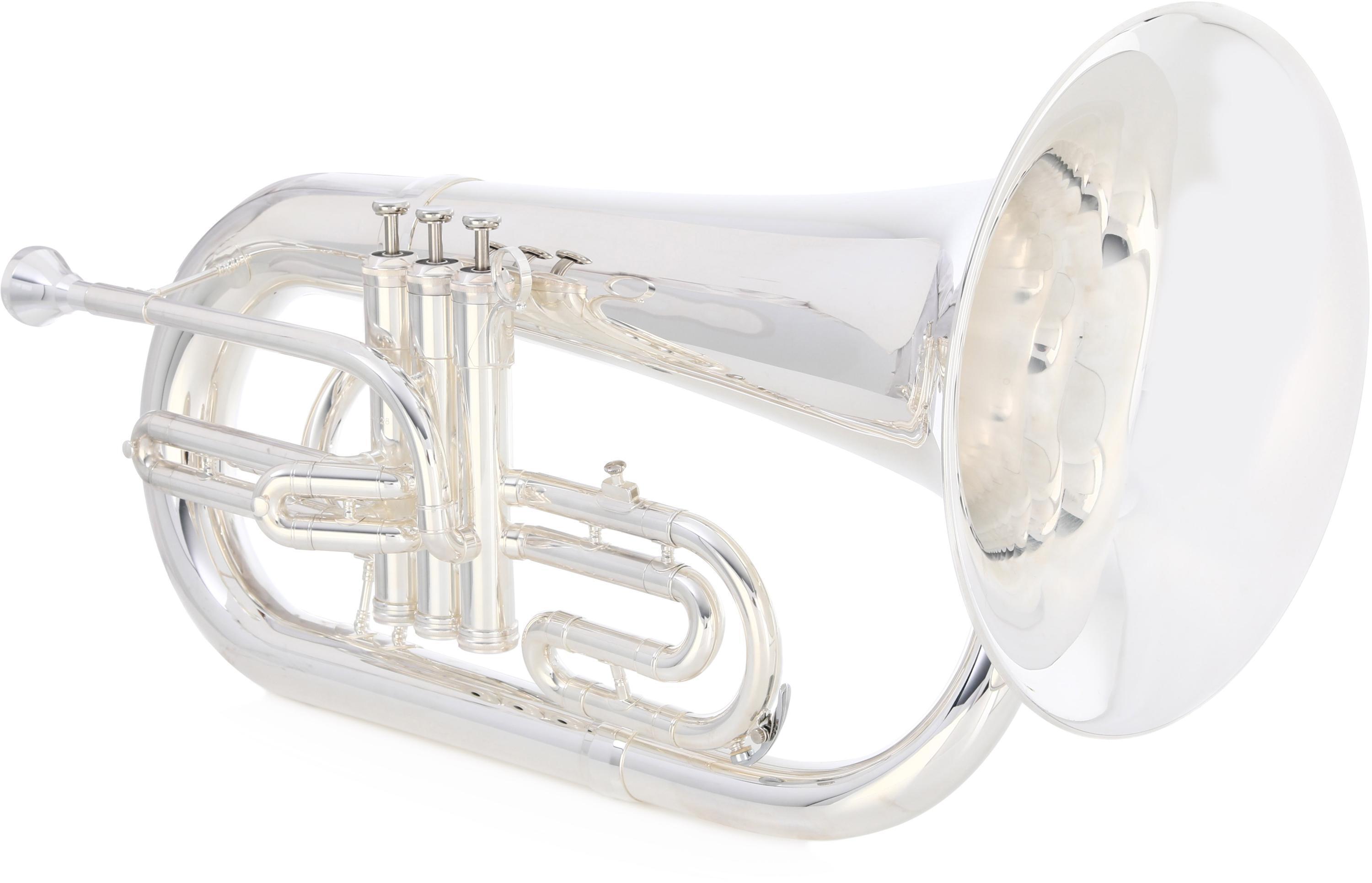 King 1130SP Marching Euphonium Silverplated Sweetwater