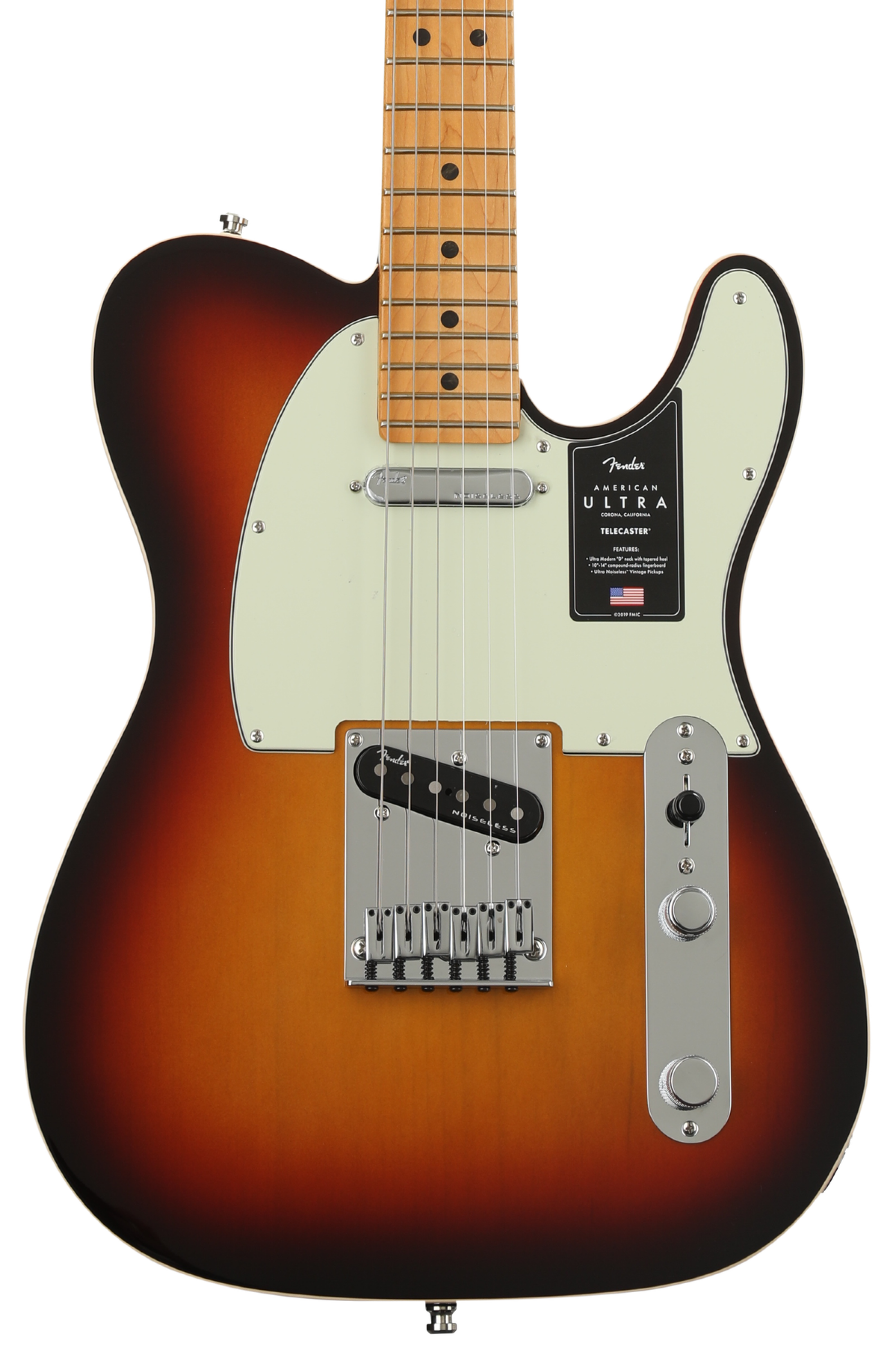 美品FenderTelecaster American professional Fender American Professional Telecaster Maple Neck, 3 Tone