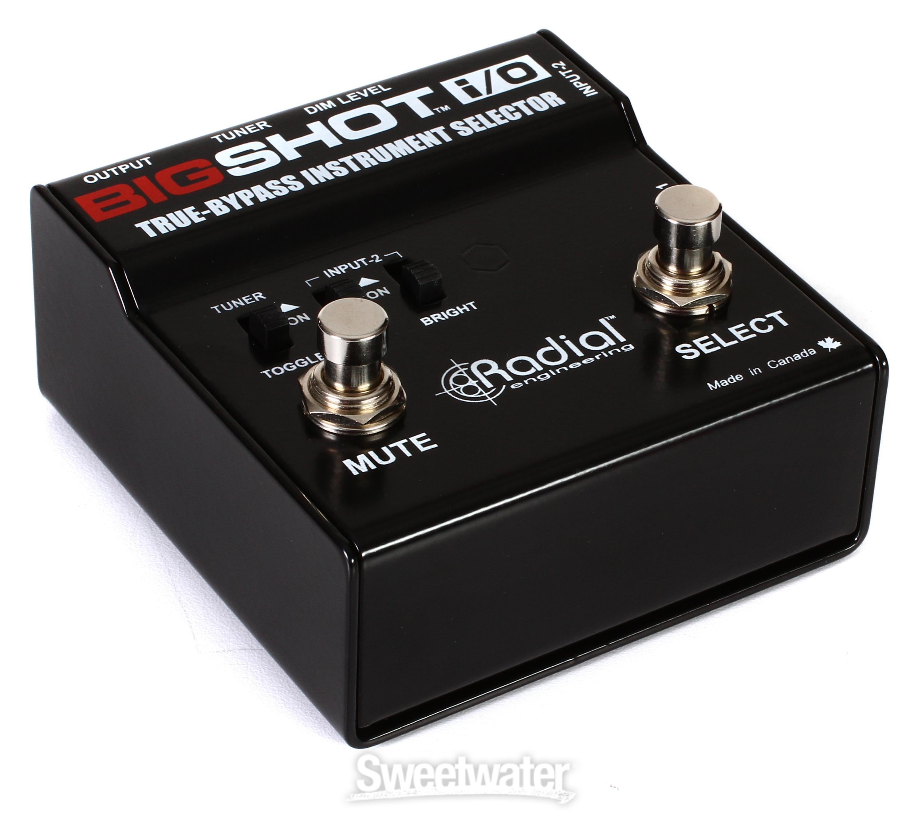 Radial BigShot i/o True Bypass Instrument Selector Pedal Reviews
