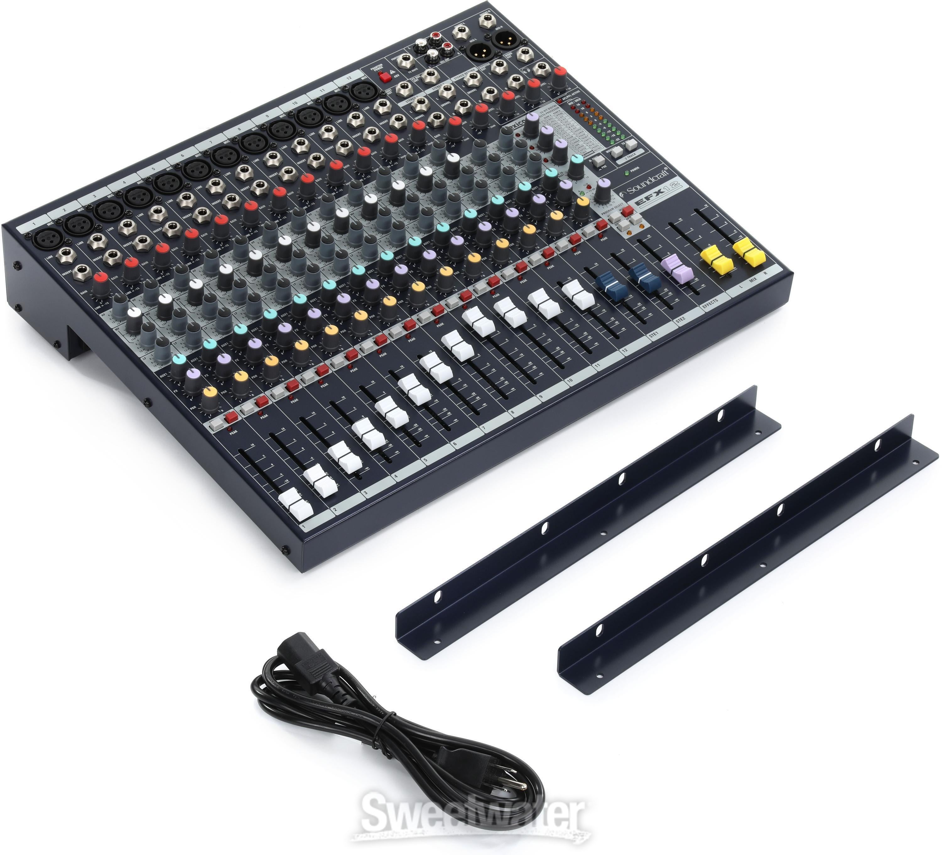 Soundcraft EFX12 12-channel Mixer with Effects Reviews | Sweetwater