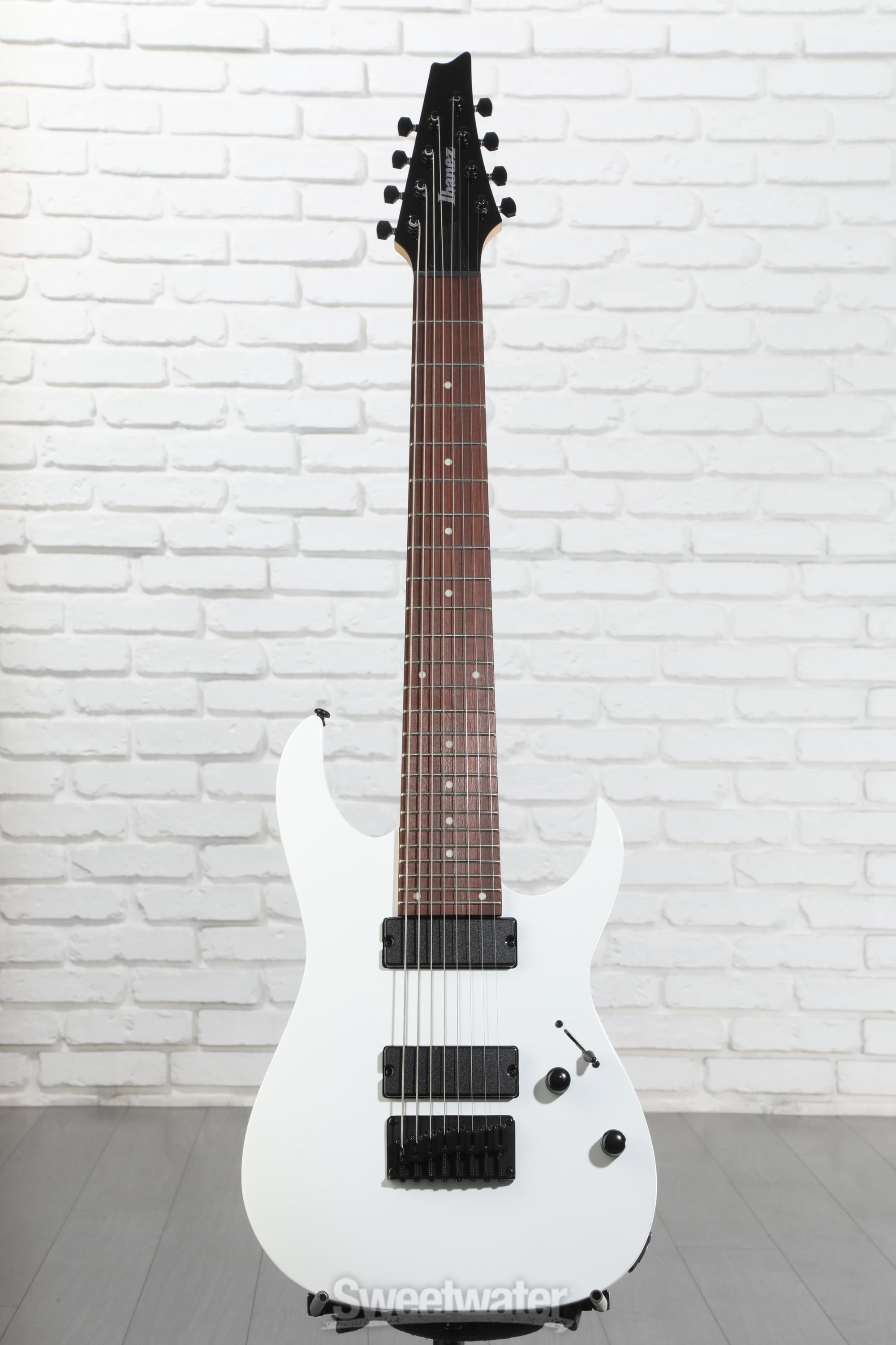 Ibanez RG Standard RG8 8-string Electric Guitar - White | Sweetwater