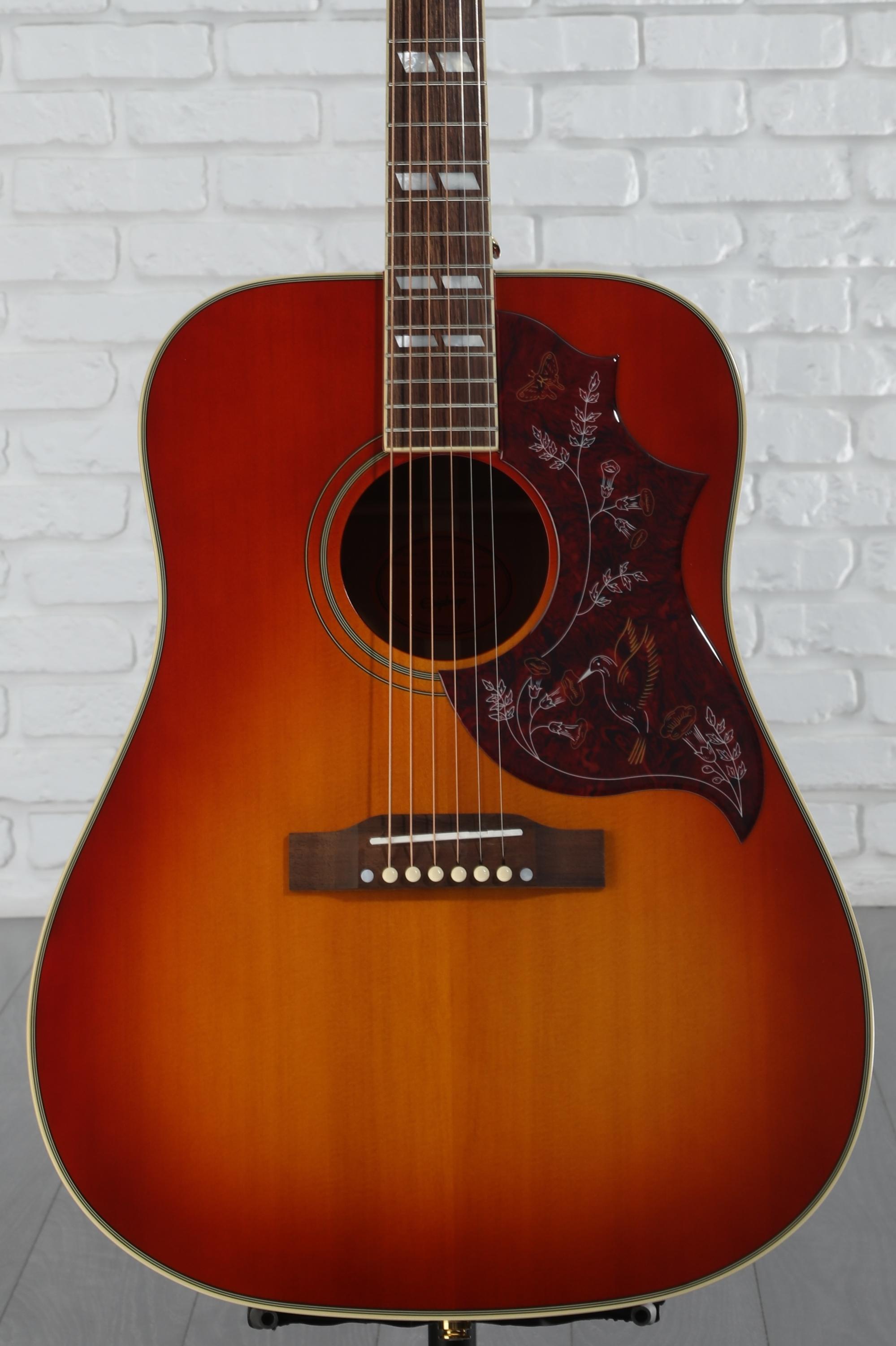 美品 Epiphone Hummingbird Artist Wピックアップ付 Amazon.com: Epiphone Hummingbird Studio Acoustic/Electric