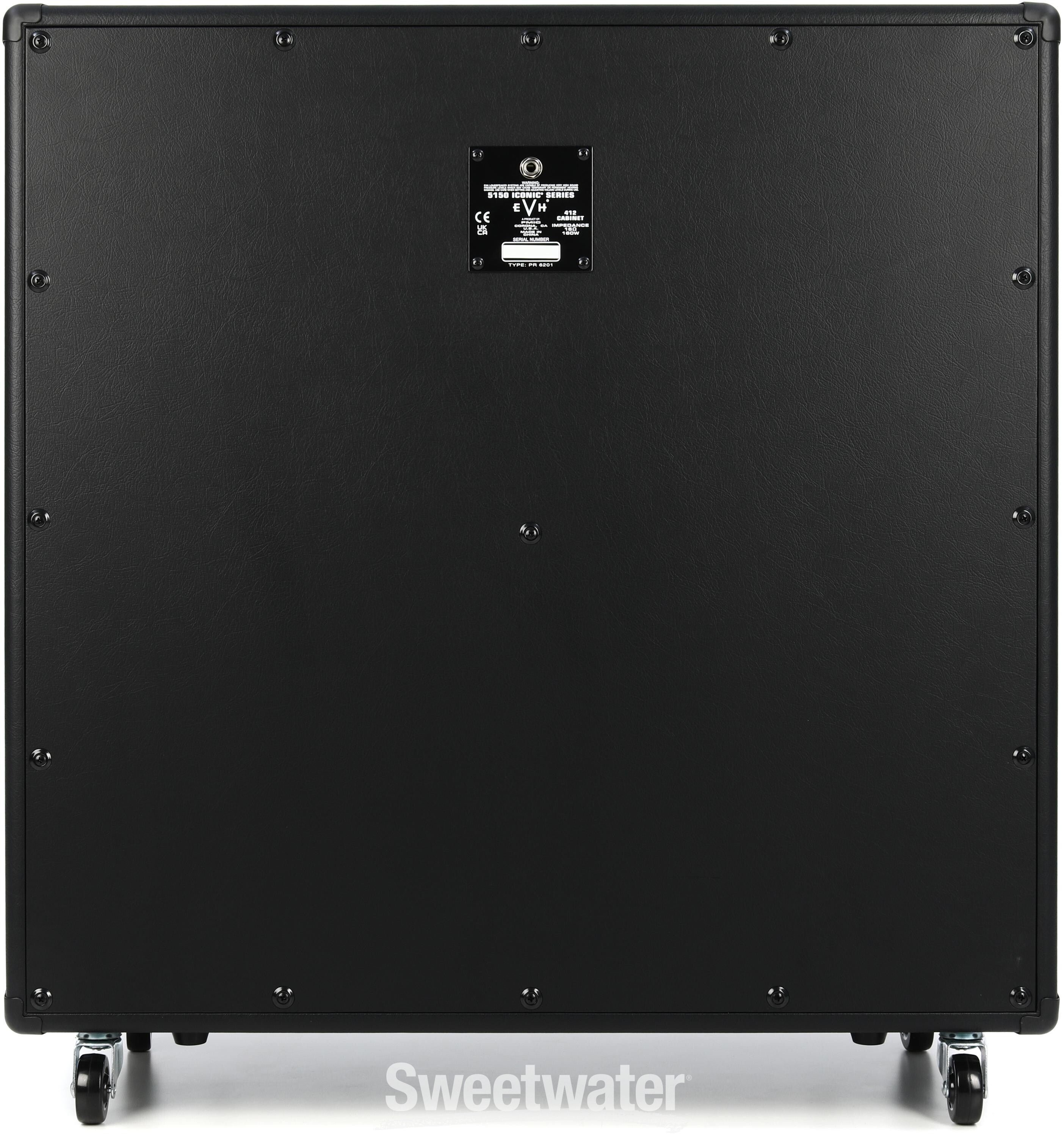 EVH 5150 Iconic Series 160-watt 4 x 12-inch Cabinet - Black