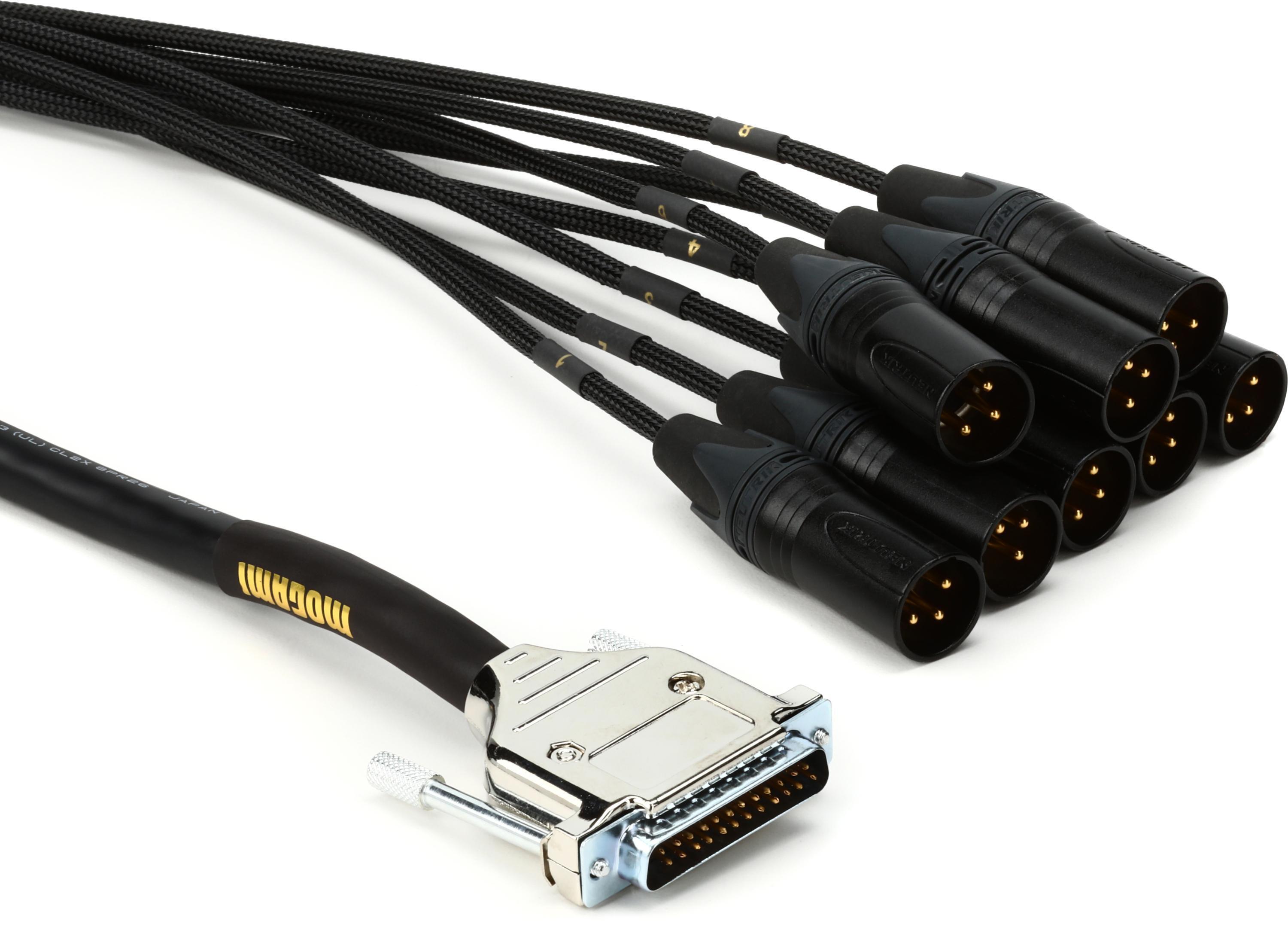 Mogami Gold DB25-XLRM 8-channel Analog Interface Cable - 20